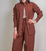 Camicia Pt Torino donna Gaia marrone