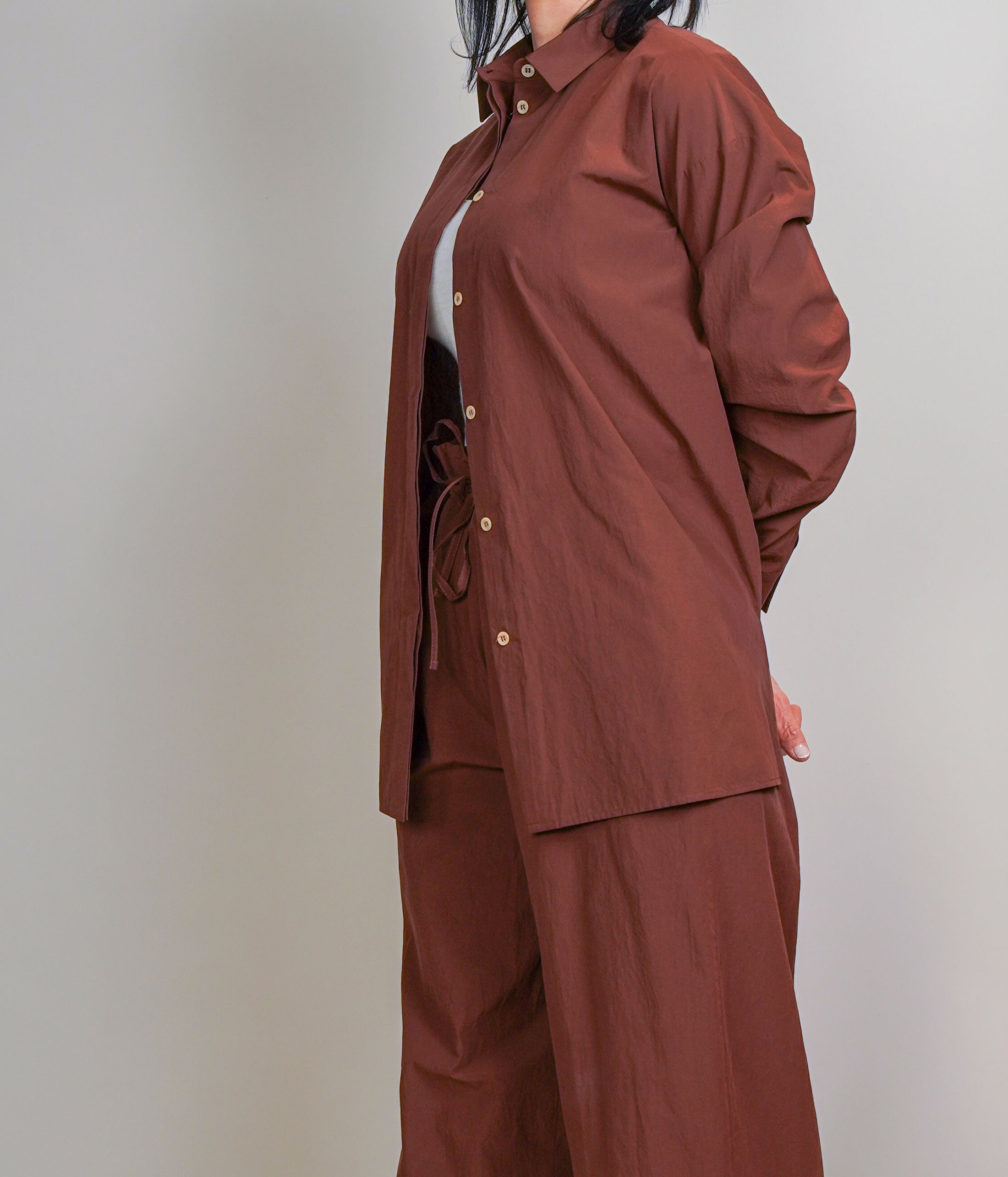 Camicia Pt Torino donna Gaia marrone GAIA FT69 0165 PT TORINO 