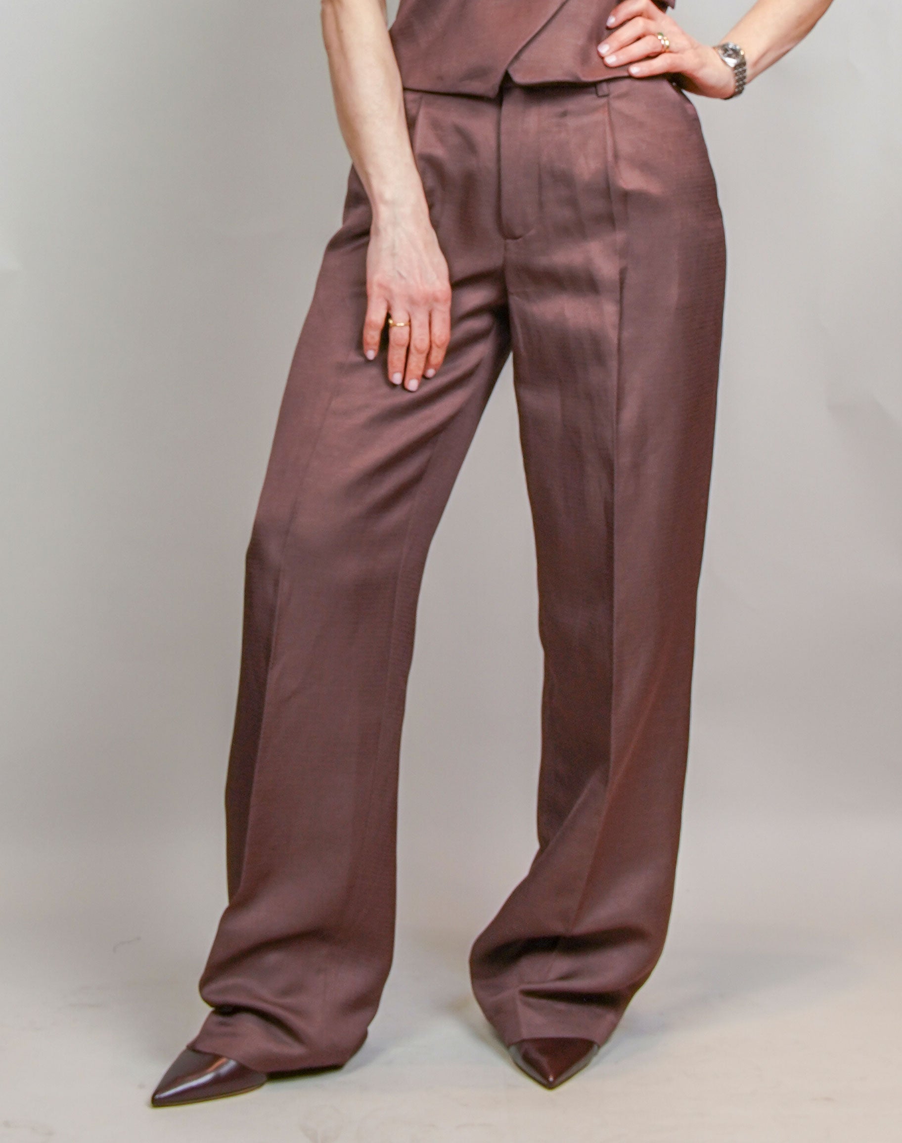Pantalone Pt Torino donna Lola marrone LOLA SP14 0170 PT TORINO 