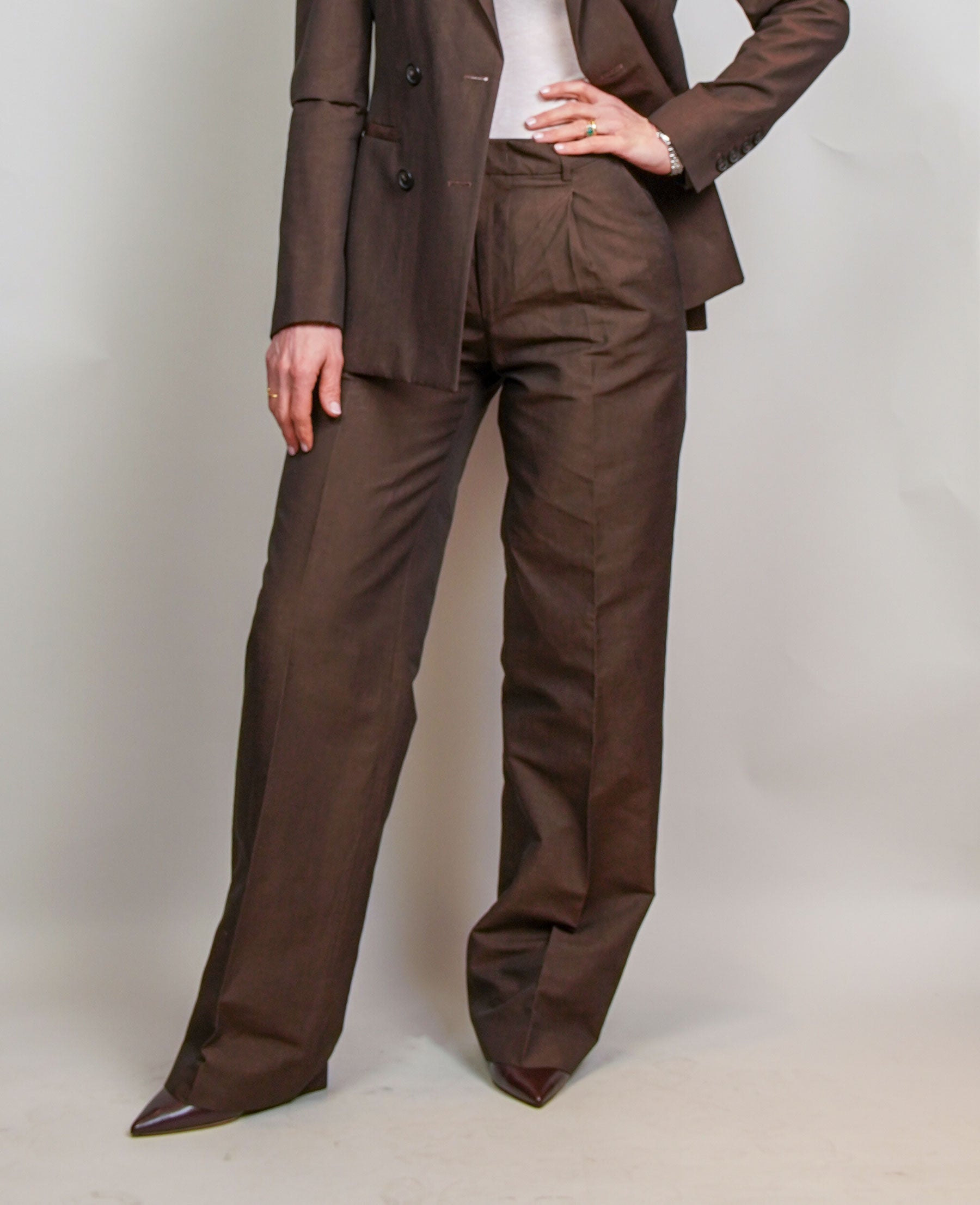 Pantalone Pt Torino donna Lola marrone bruciato LOLA ZI33 0850 PT TORINO 