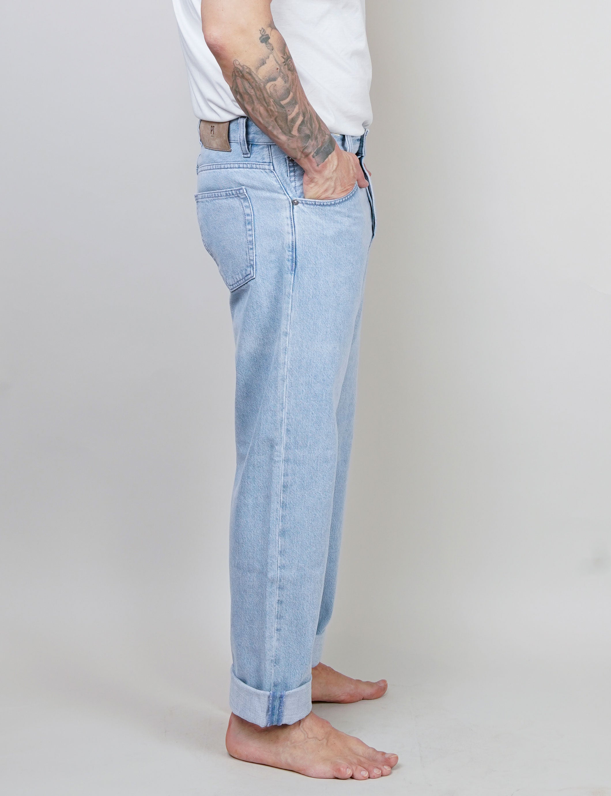 Jeans PT Torino uomo Rebel blu chiaro<BR/> REBEL RP05B0 OA5120 CC42 PT TORINO 