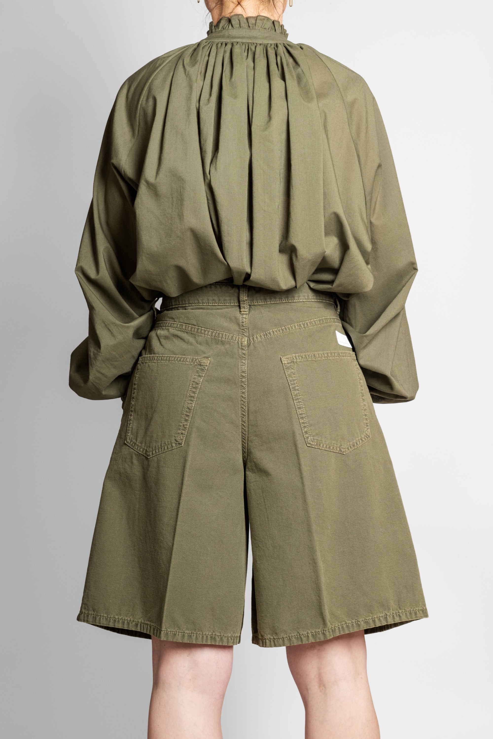 Camicia Pt Torino donna Claudia verde oliva<BR/> CLAUDIA 02DX 0445 PT TORINO 