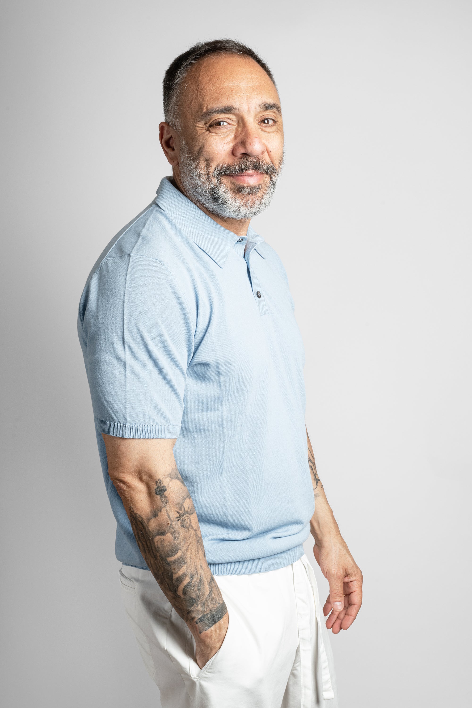 Polo ROBERTO COLLINA uomo POLO 10024 Azzurra POLO 10024 15 AZZURRO ROBERTO COLLINA 