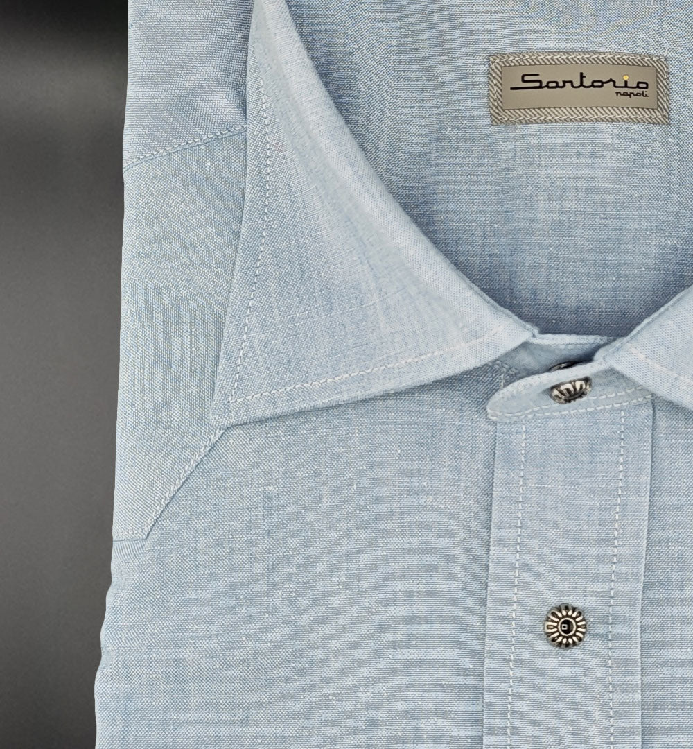 Camicia SARTORIO uomo TEXAS Celeste TEXAS 463801005 SARTORIO 