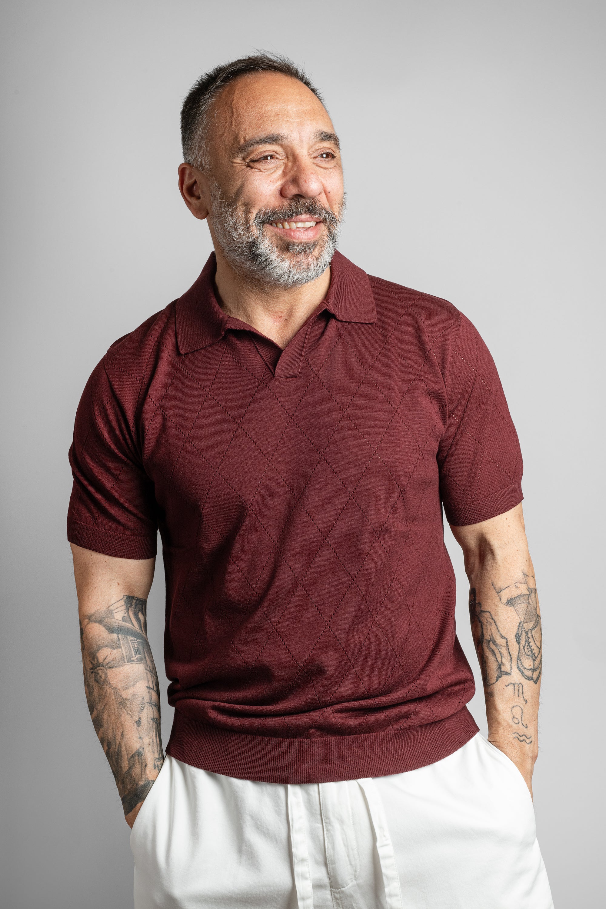 Polo SCAGLIONE uomo POLO OPEN 135 Bordeaux POLO OPEN 135 685 SCAGLIONE 