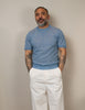 T-shirt Scaglione uomo 071 cielo celeste