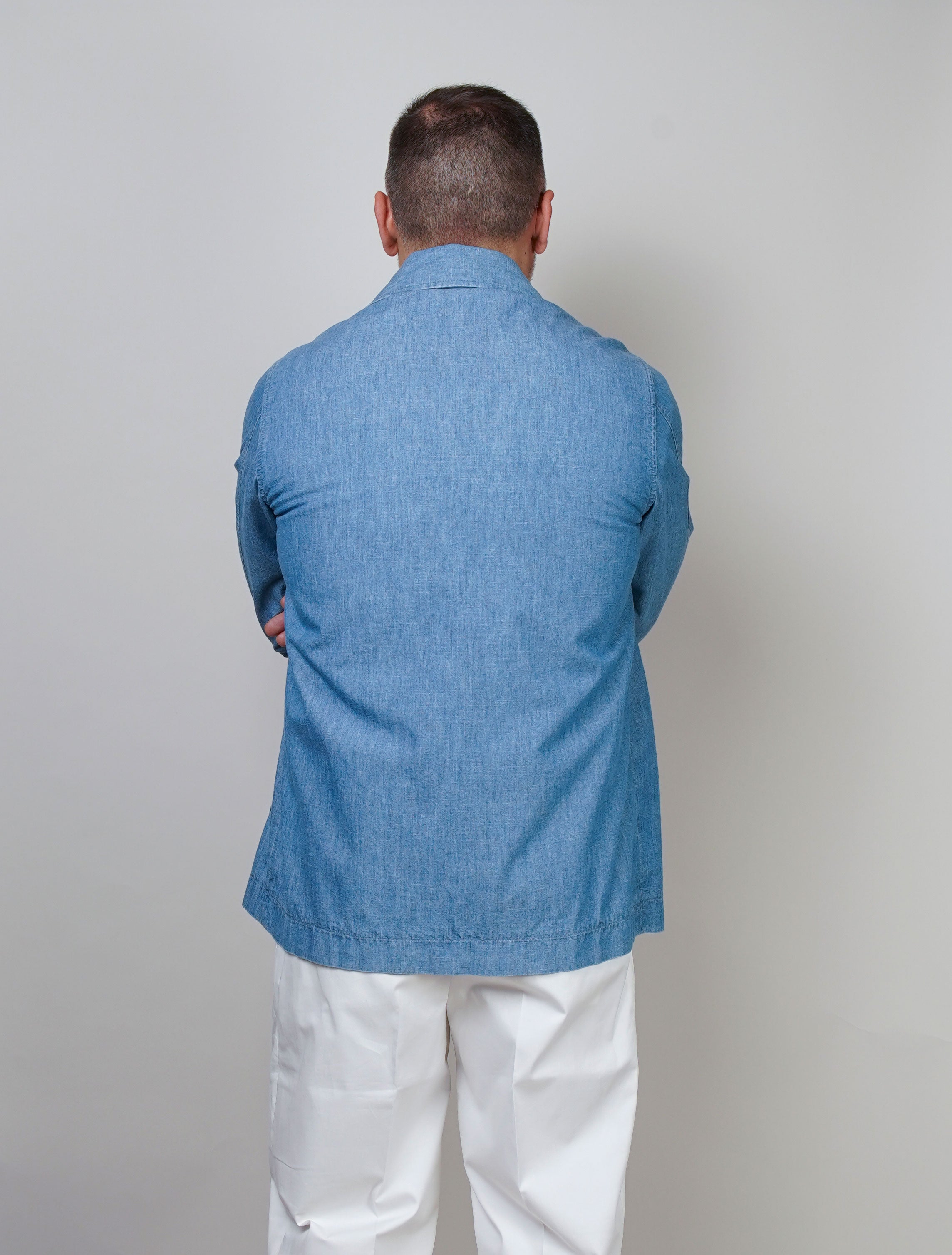 Overshirt Tintoria Mattei uomo SRYGN9U blu GIACCA SRYGN9U Z3 TINTORIA MATTEI 