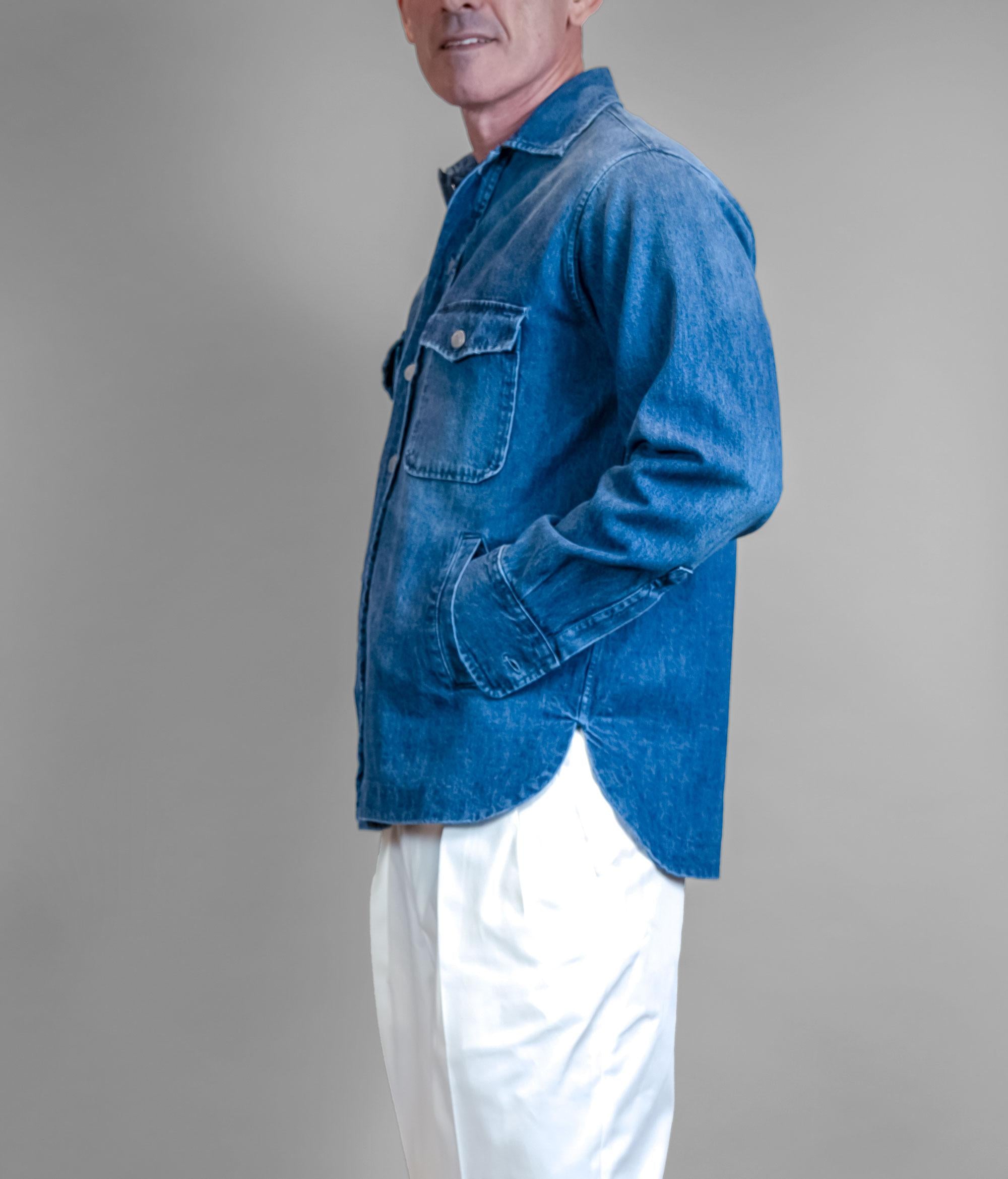 Camicia TINTORIA MATTEI uomo CAMICIA RZAMTO Denim<BR/> CAMICIA RZAMTO UZ1 TINTORIA MATTEI 