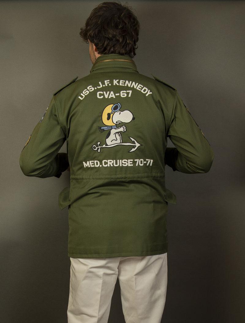 Giubbino Scars x Officine uomo Kennedy verde KENNEDY VERDE SCARS X OFFICINE 