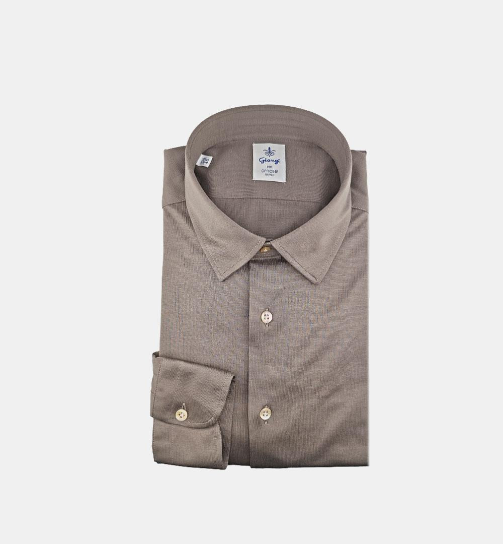 Camicia Giangi uomo 5700 fango <BR/> 5700 2915M GIANGI 