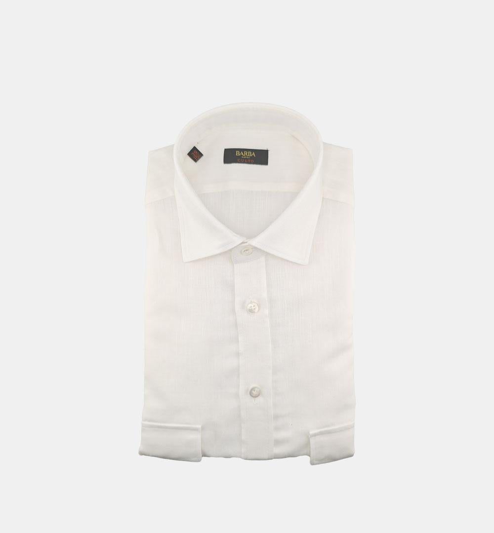 Camicia Barba uomo PIU12 0154260 bianca PIU12 0154260 1 BARBA 