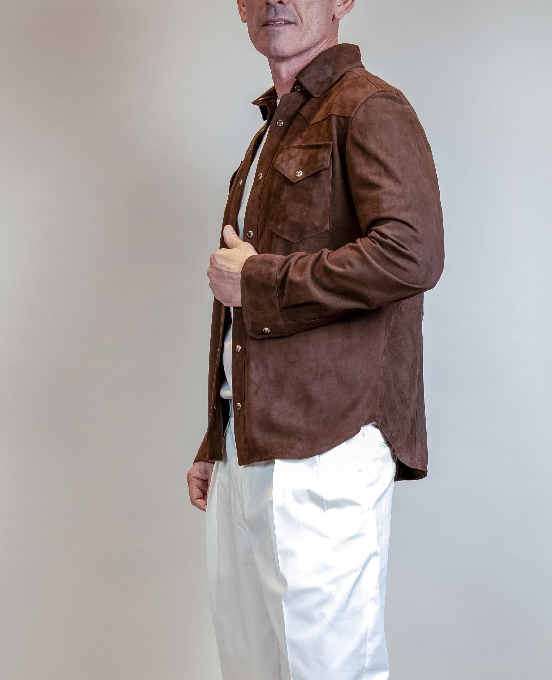 Overshirt KIRED uomo TOTO 835101 Moro TOTO 835101 4000 KIRED 