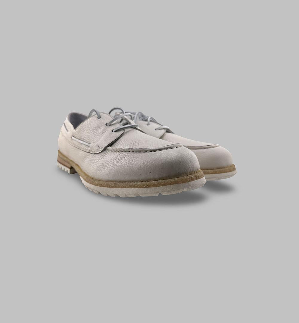 Derby Alexander Hotto uomo 65034 bianca 65034 BOAT.B ALEXANDER HOTTO 