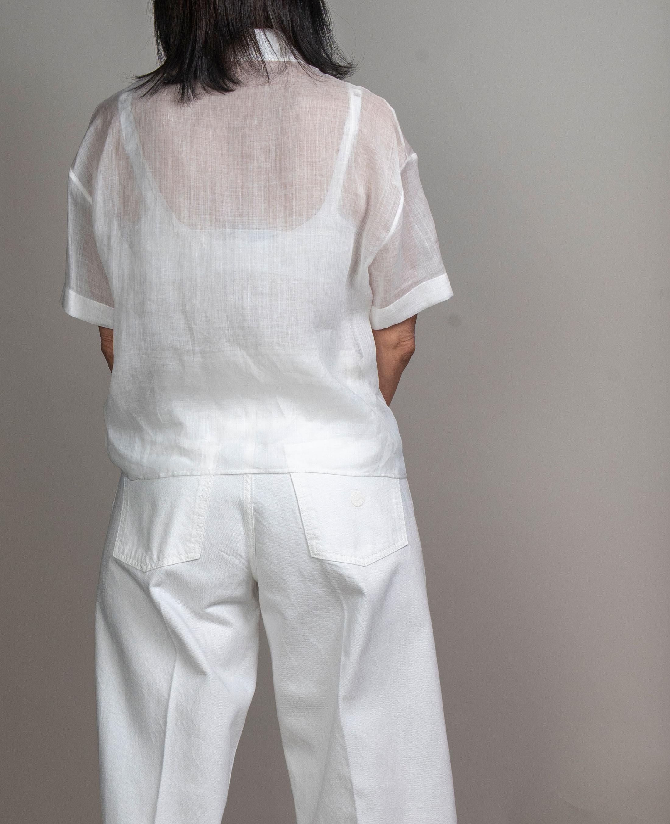 Camicia Barba donna 55000 bianca 55000 001 BIANCO BARBA 