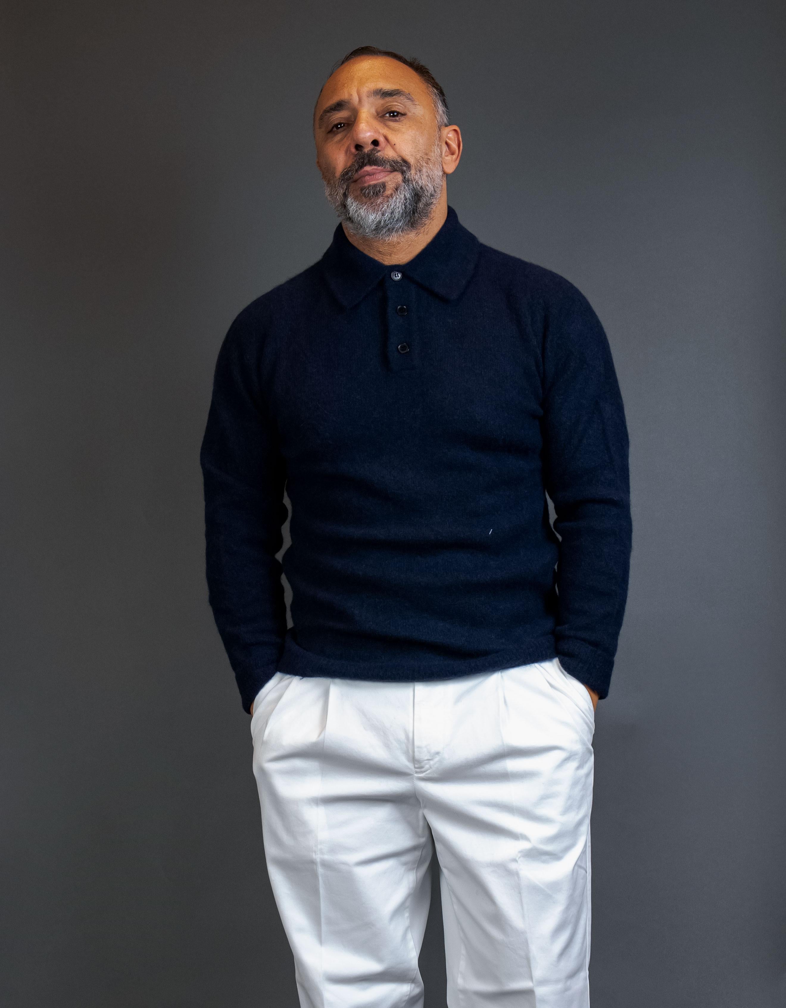 Maglione ROBERTO COLLINA uomo 32004 Blu 32004 3210 ROBERTO COLLINA 