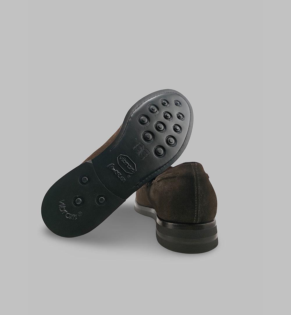 Mocassini Green George uomo 2065 375 testa di moro<BR/> 2065 375 NAP DAINITE GREEN GEORGE 