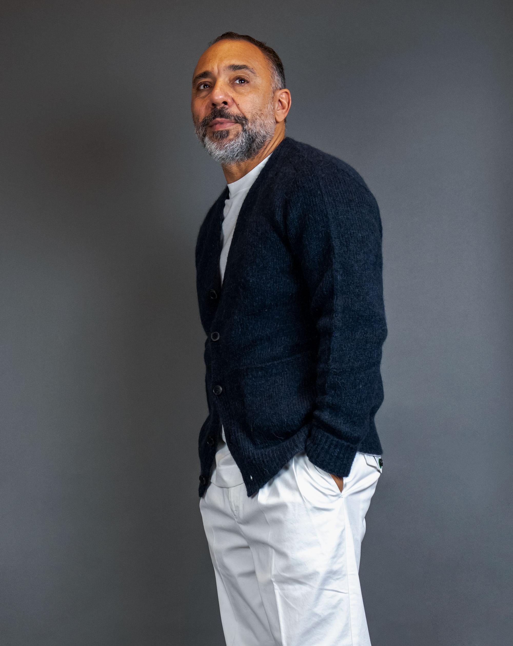 Cardigan OFFICINE uomo 30209 Blu 302 09 401 DEEP BLUE OFFICINE 