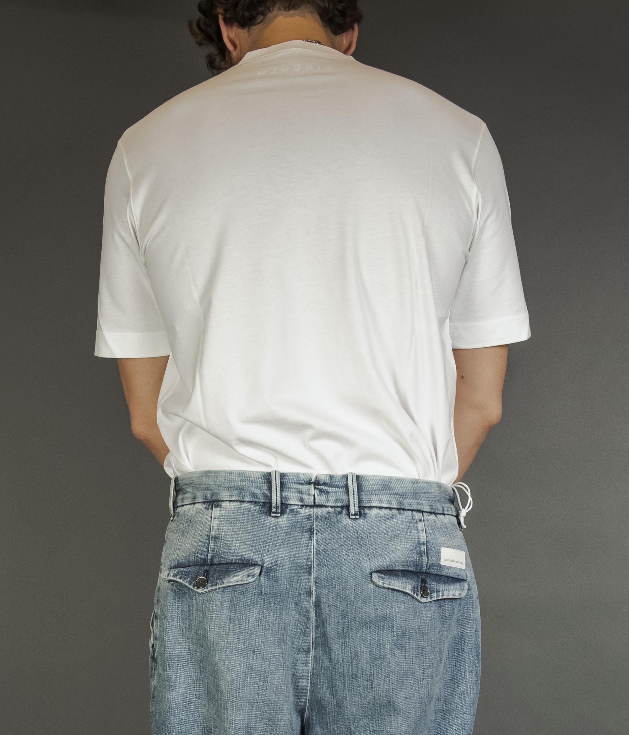 T-shirt Circolo uomo CN4727 bianca CN4727 OTTIC BIANCO CIRCOLO 