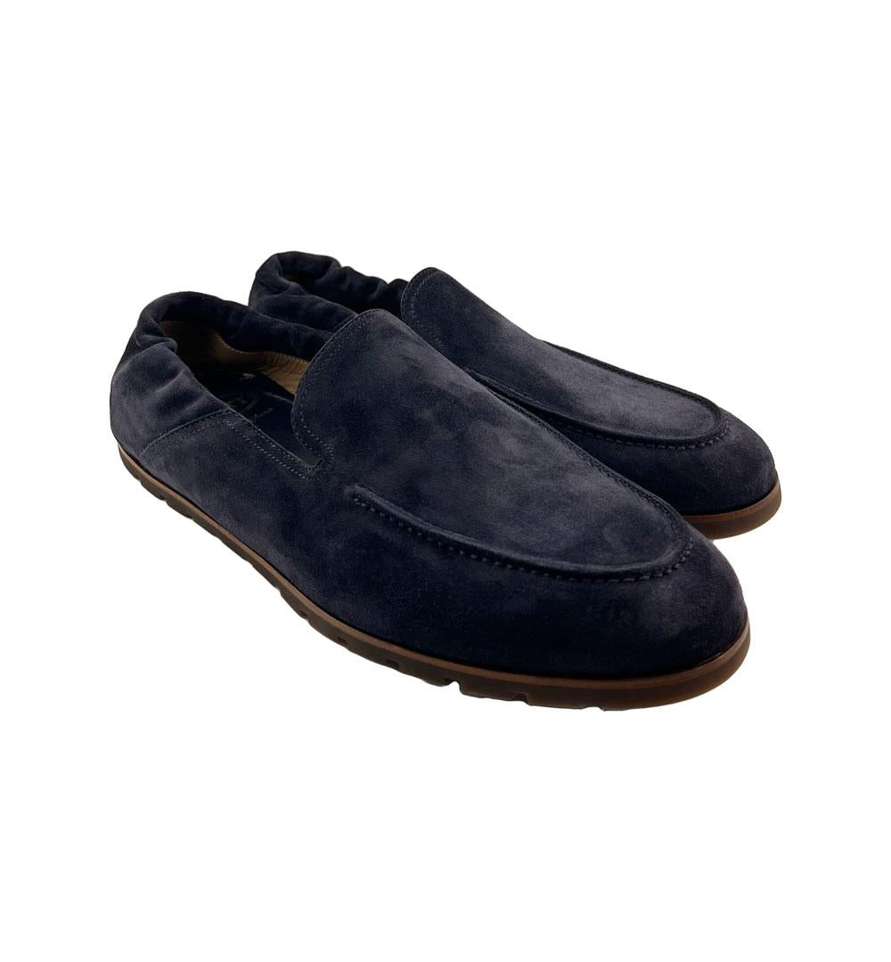 Mocassino Barrett uomo 241U037 7 blu 241U037.7 LISCIO.ELASTICO BARRETT 