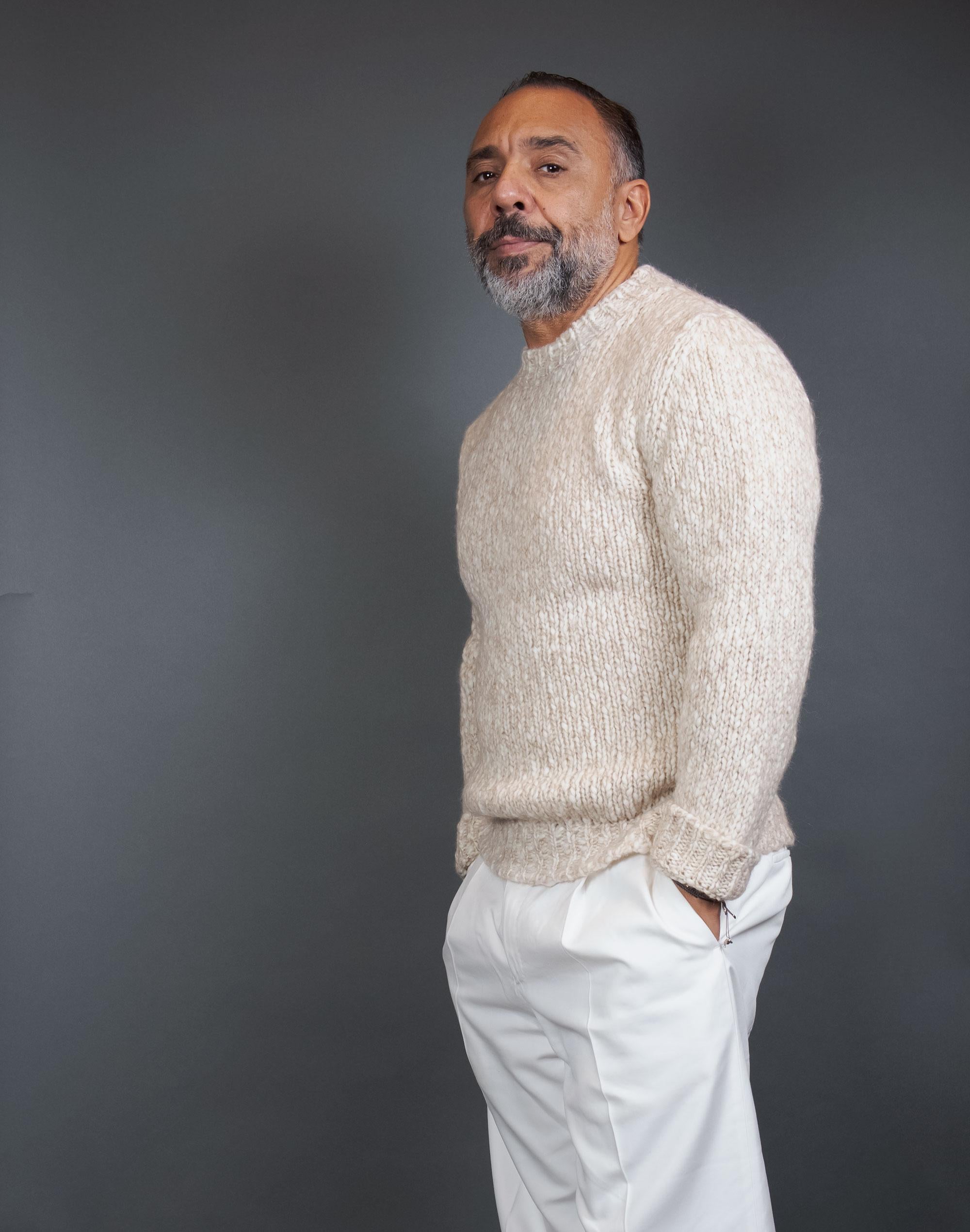 Maglione SETTEFILI CASHMERE uomo RACREH Beige RACREH CRE1 BEIGE SETTEFILI CASHMERE 