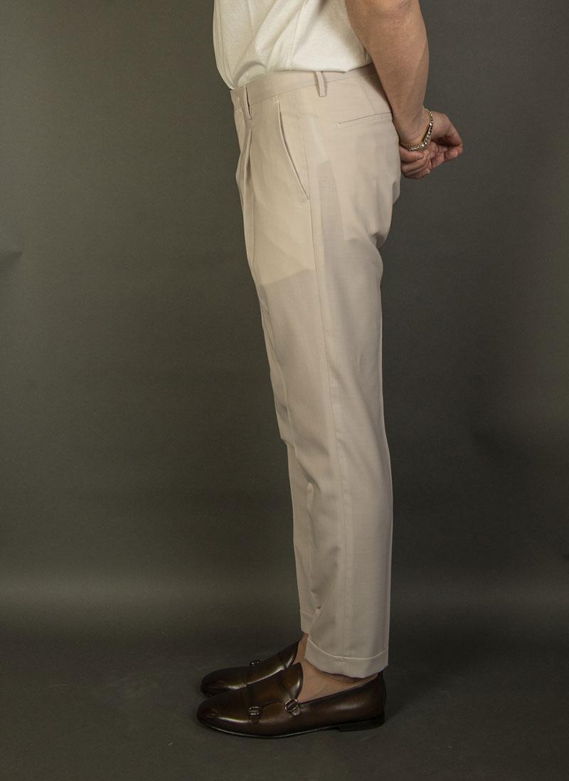 Pantalone Briglia uomo TIBERIOS 325082 beige TIBERIOS 325082 0123 BEIGE BRIGLIA 