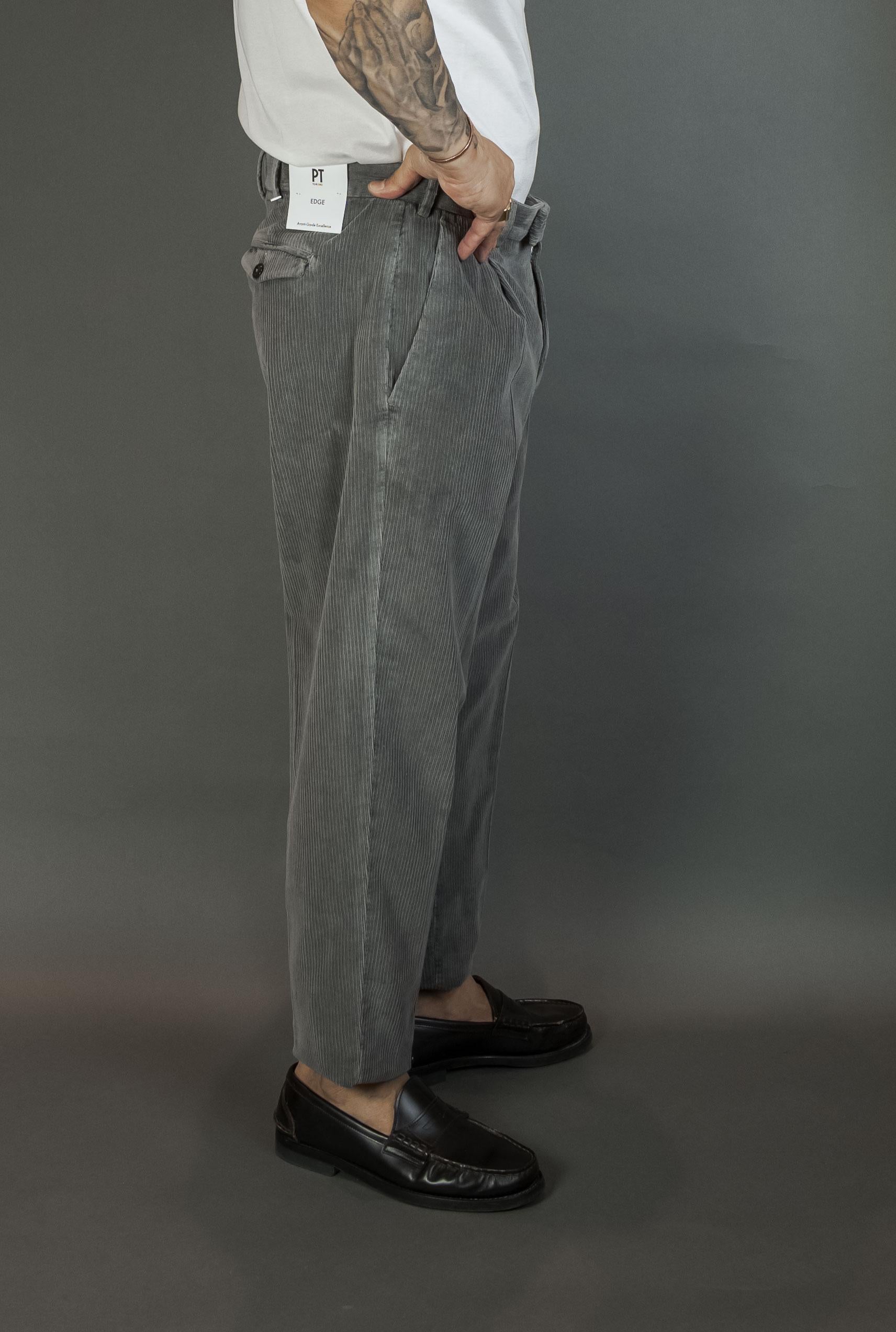 Pantalone PT Torino uomo RTZAZ40FWD TU93 grigio RTZAZ40FWD TU93 N241 GRIGIO PT TORINO 