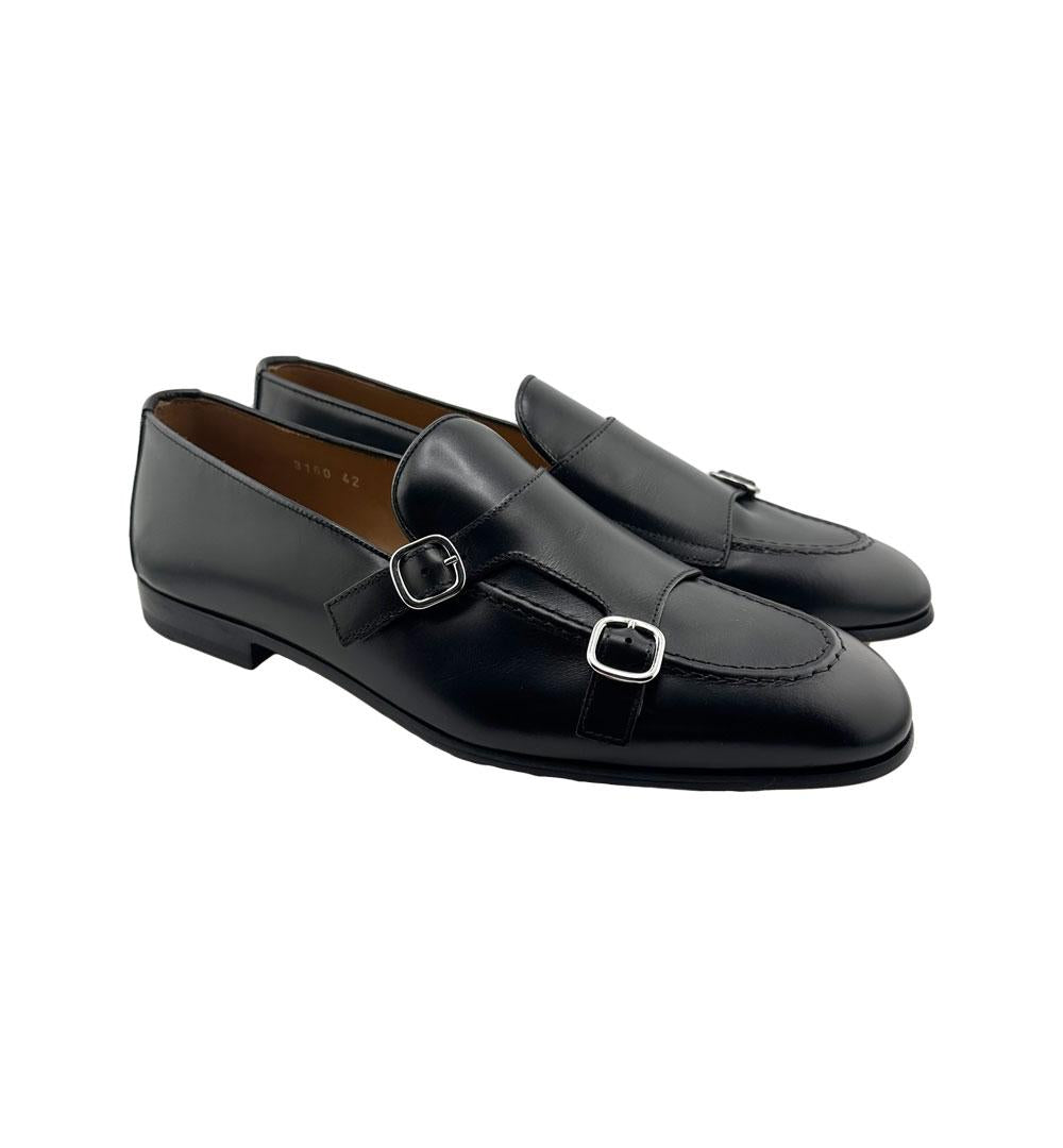 Doppia fibbia Doucal's 3160 N00ANDLER nero 3160 N00 ADLER.N DOUCAL'S 