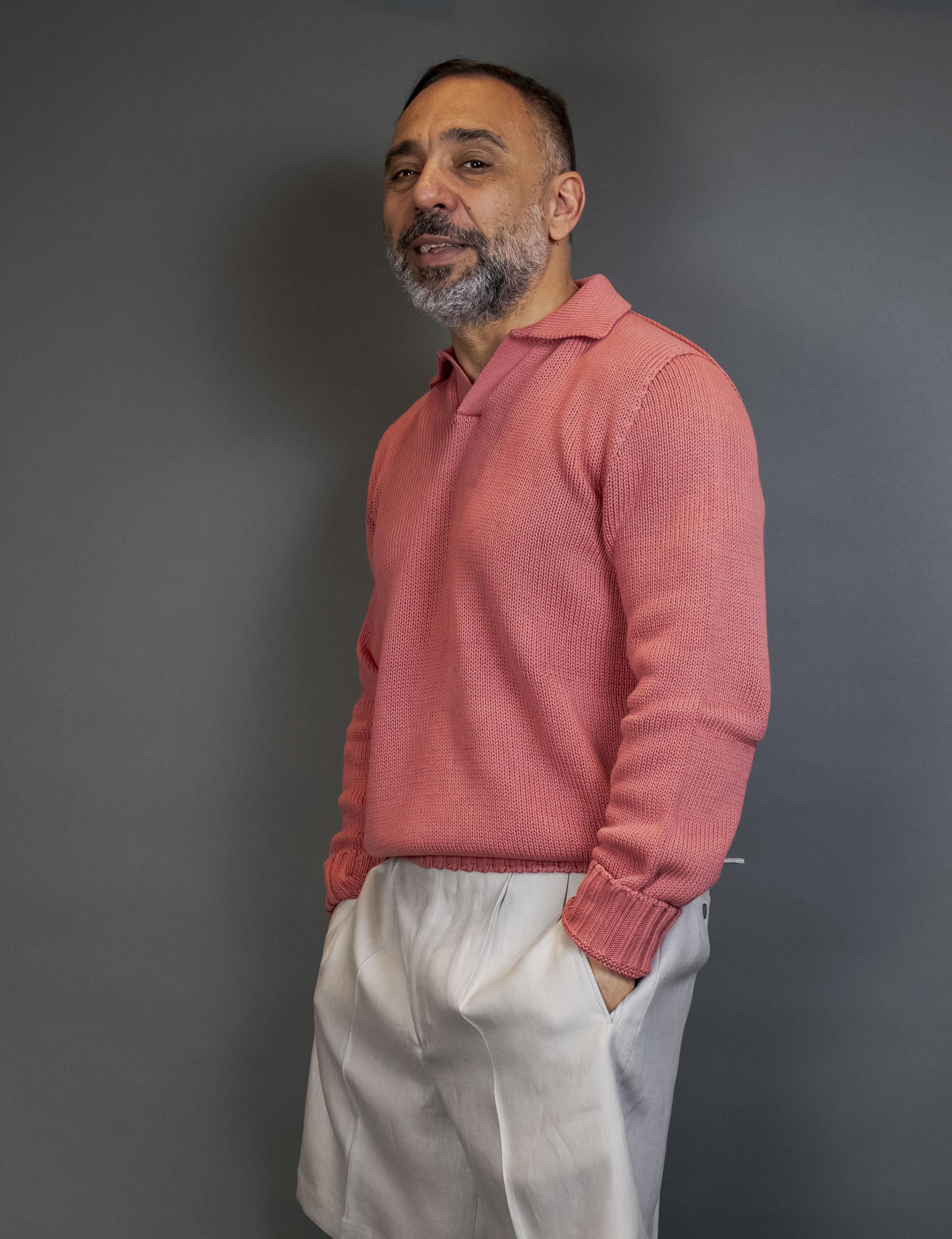 Polo Scaglione uomo UPC094 Seamless old rose UPC094 671 OLD ROSE SCAGLIONE 