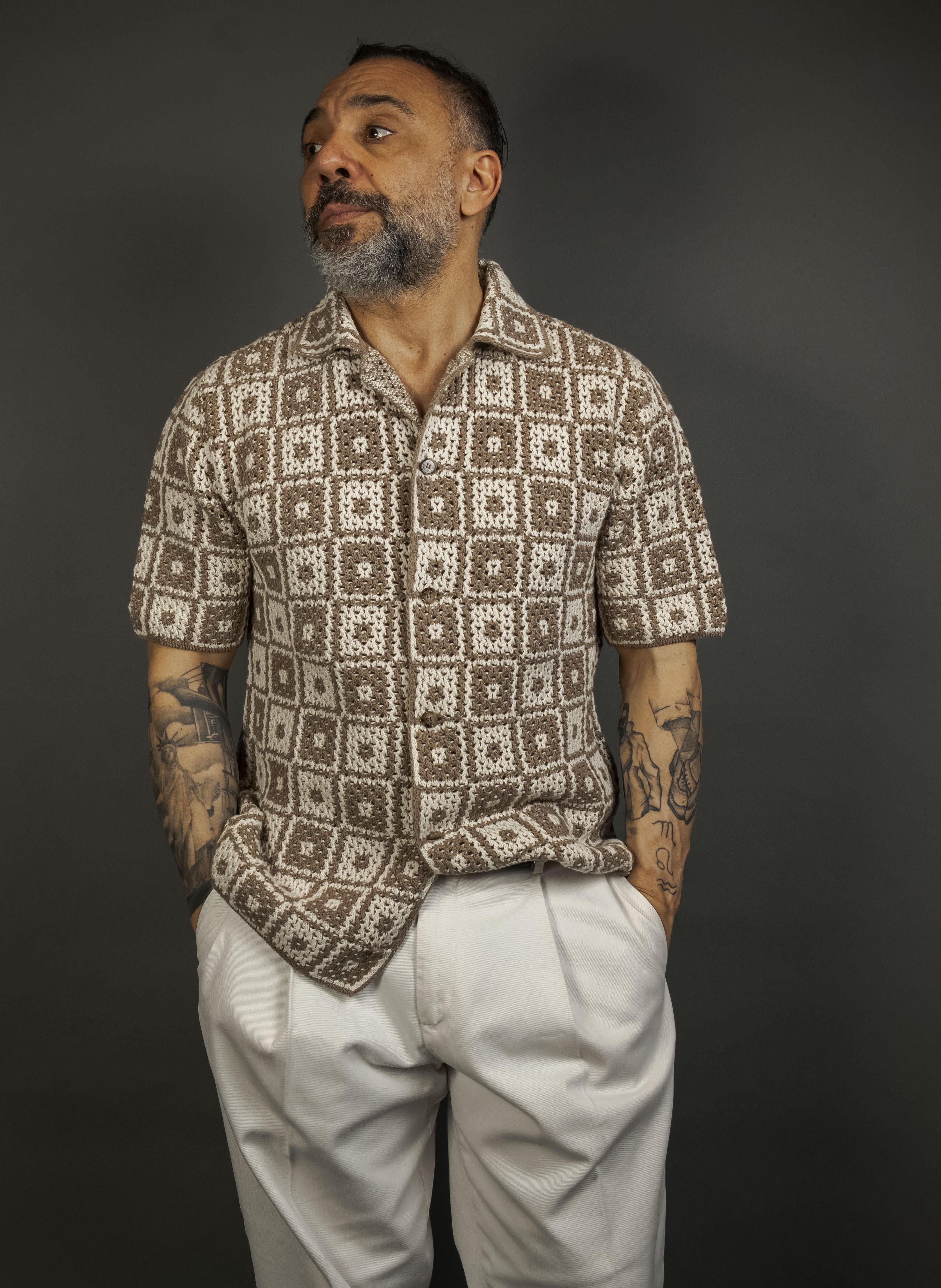 Camicia Altea uomo 1114 tortora 1114 33 TORTORA ALTEA 