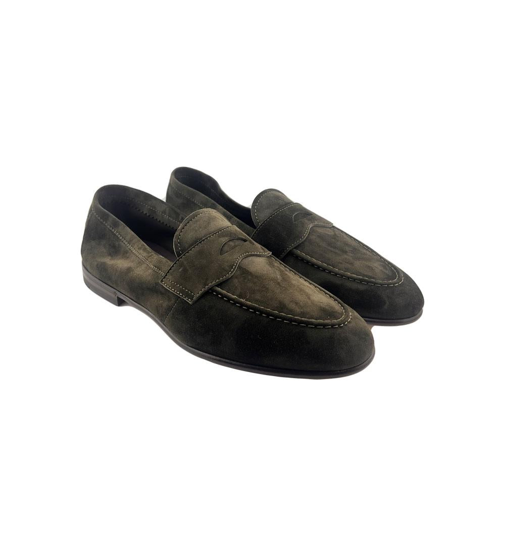 Mocassini Henderson uomo 75401 verde foresta 75401.S.0 LIGHT.P.T HENDERSON 