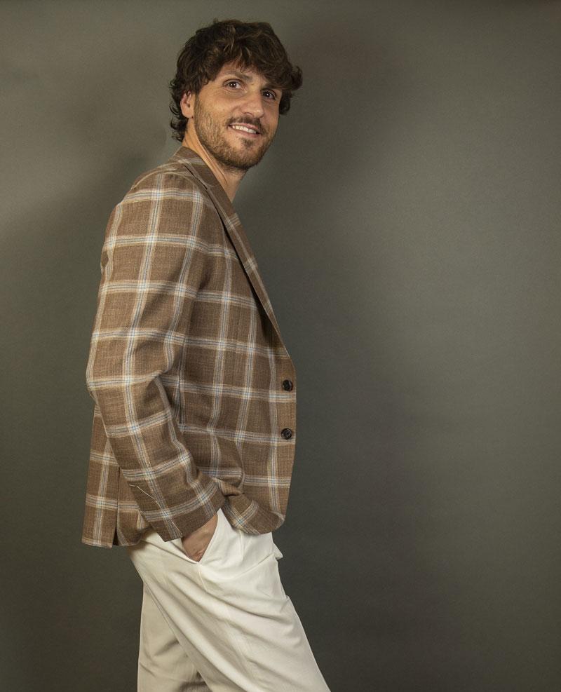 Giacca Luigi Bianchi uomo 2611 sabbia<BR/> 2611 52033 1 SABBIA LUIGI BIANCHI MANTOVA 