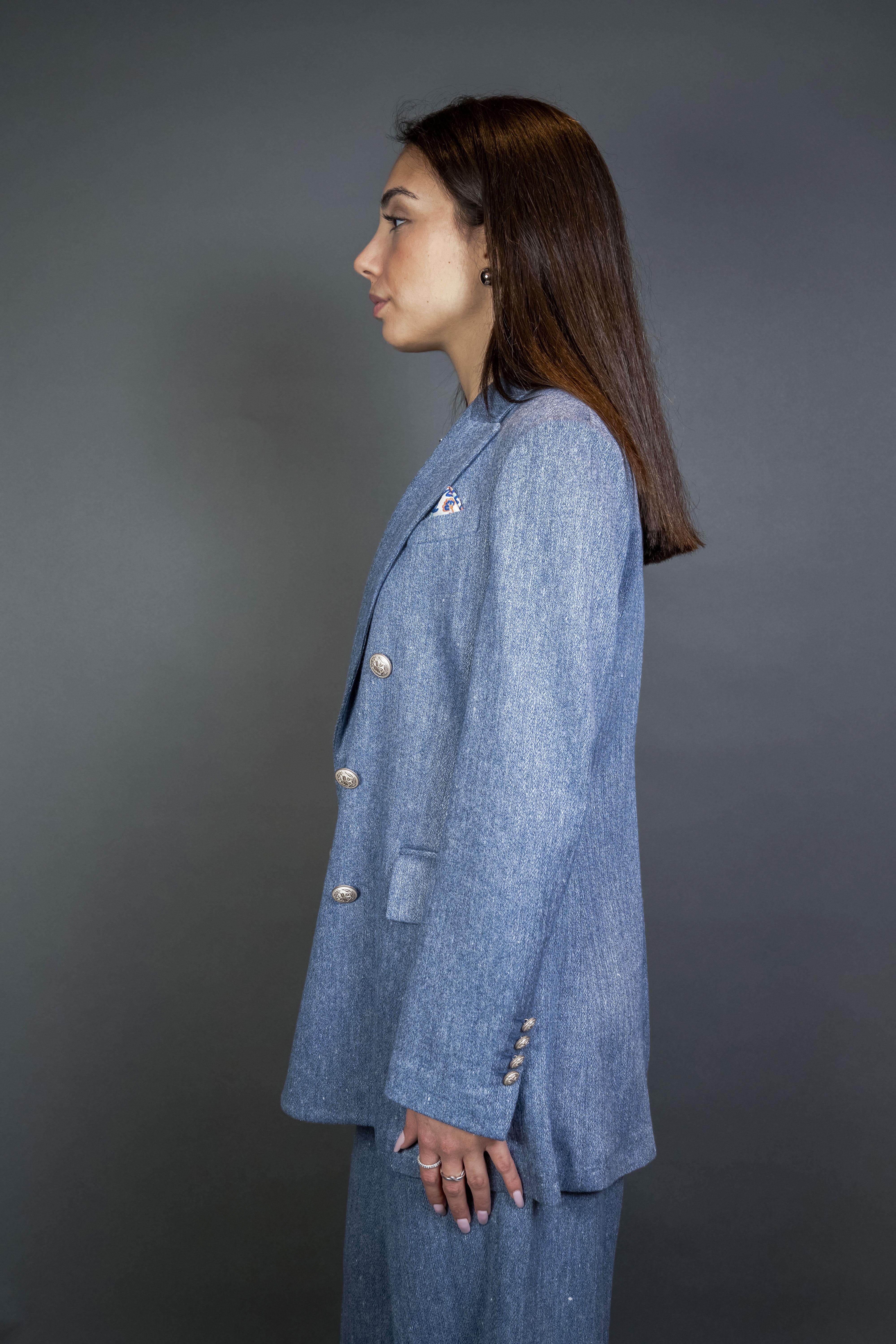 Giacca Circolo Donna FD3538 azzurro FD3538 D.PETTO CIRCOLO 