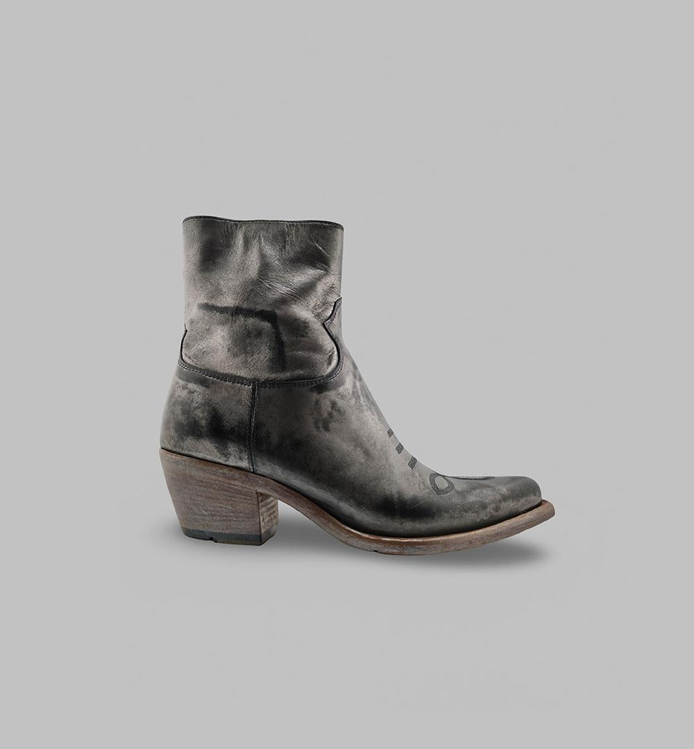 Camperos Lemargo donna GU02C argento<BR/> GU02C CAMPEROS.ZIP LEMARGO 