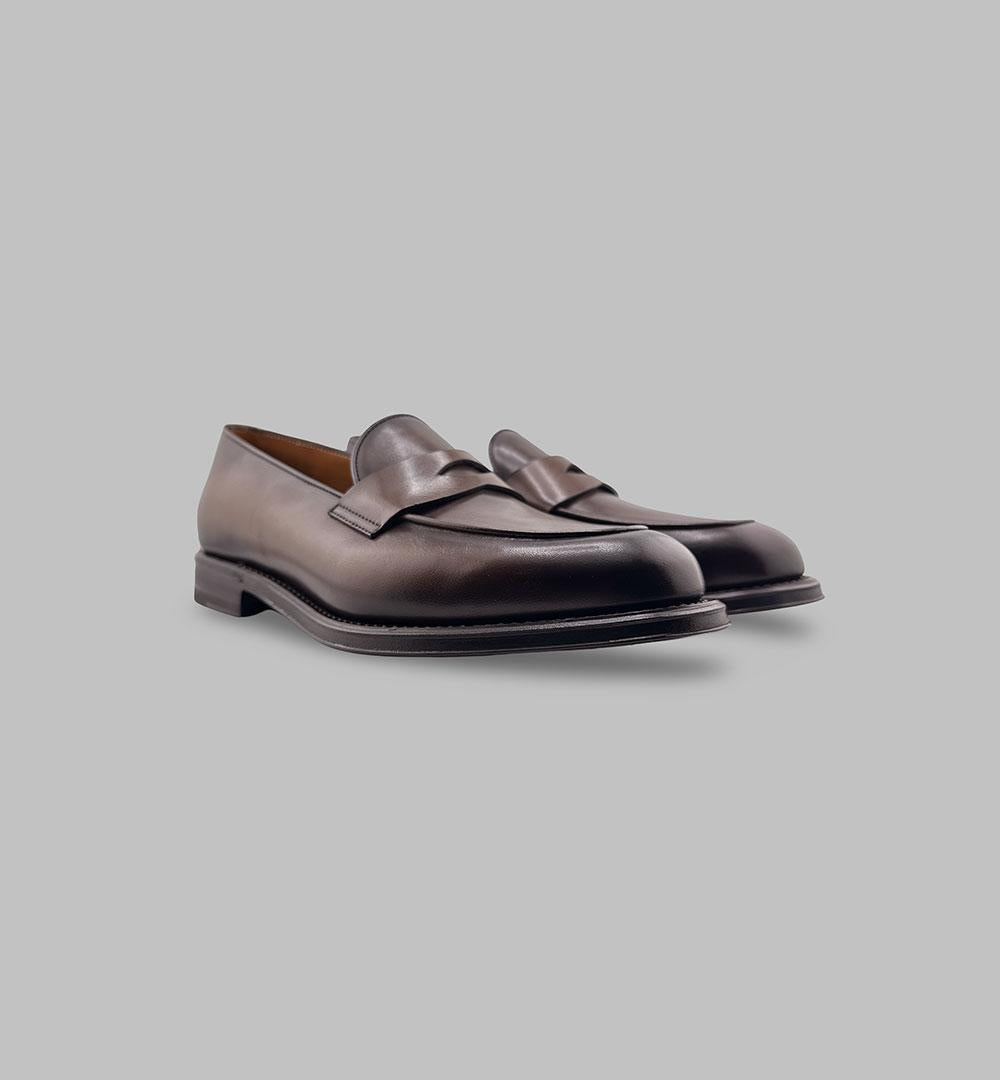 Mocassino Barrett uomo 251U043 7 tabacco 251U043.7 PENNY BARRETT 