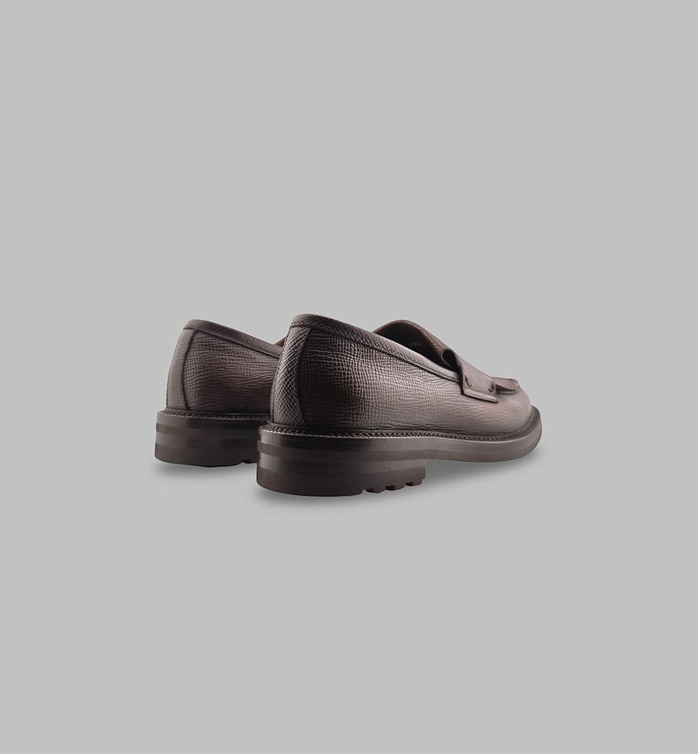 Mocassino Barrett uomo 222U063.28 testa di moro 222U063.28 FRANGIA F.G 216 BARRETT 