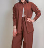 Camicia Pt Torino donna Gaia marrone