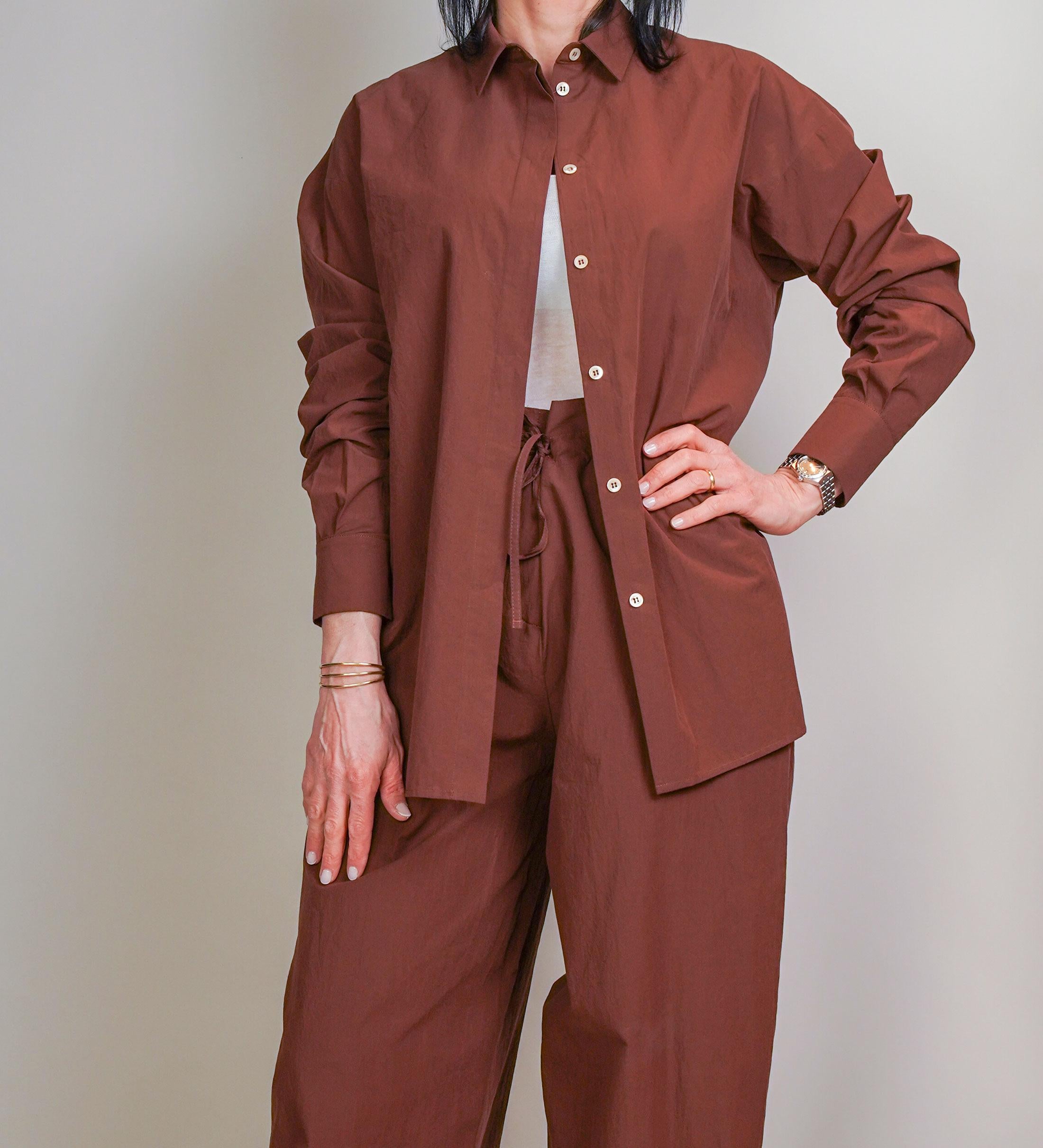Camicia Pt Torino donna Gaia marrone GAIA FT69 0165 PT TORINO 