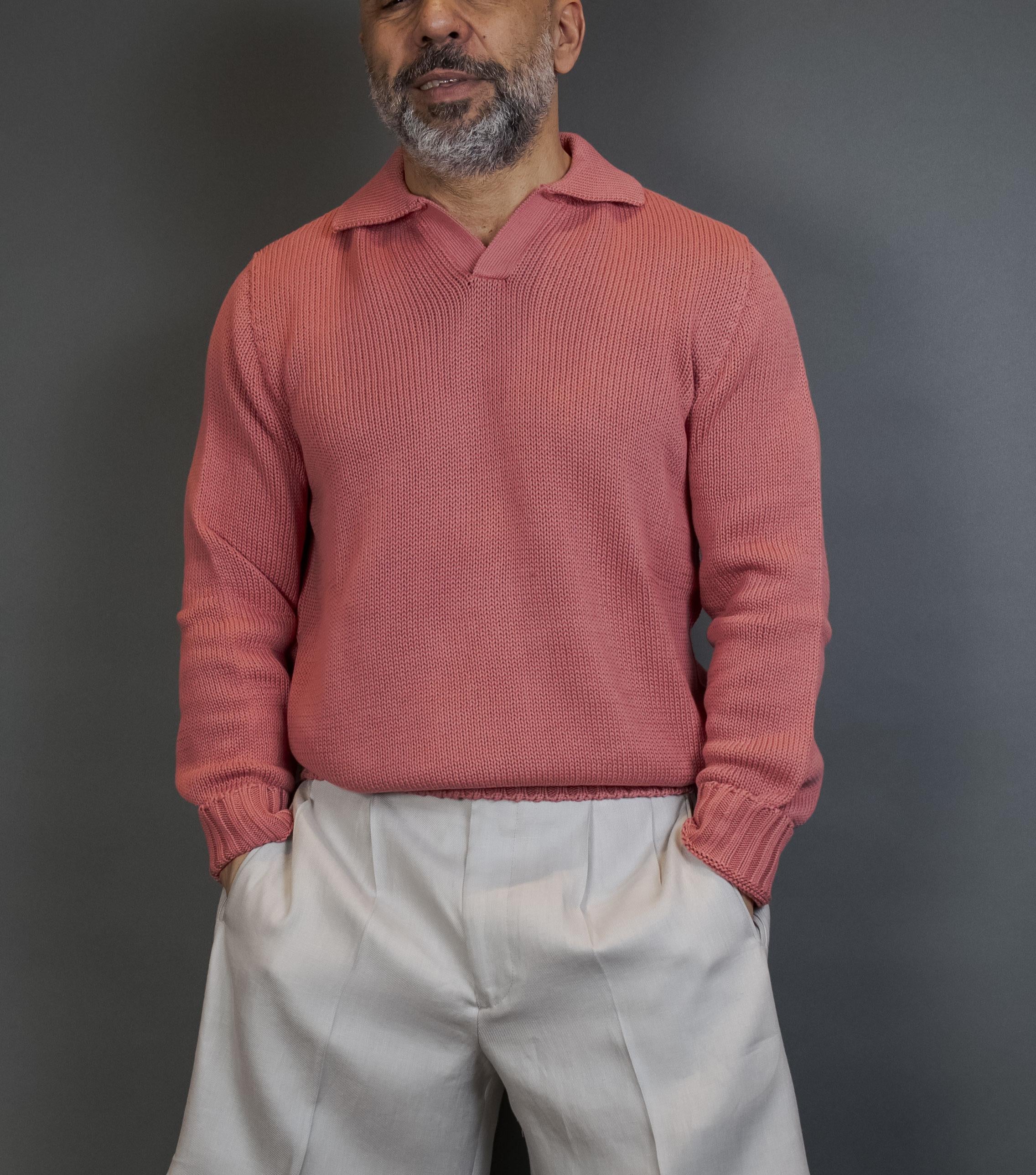 Polo Scaglione uomo UPC094 Seamless old rose UPC094 671 OLD ROSE SCAGLIONE 