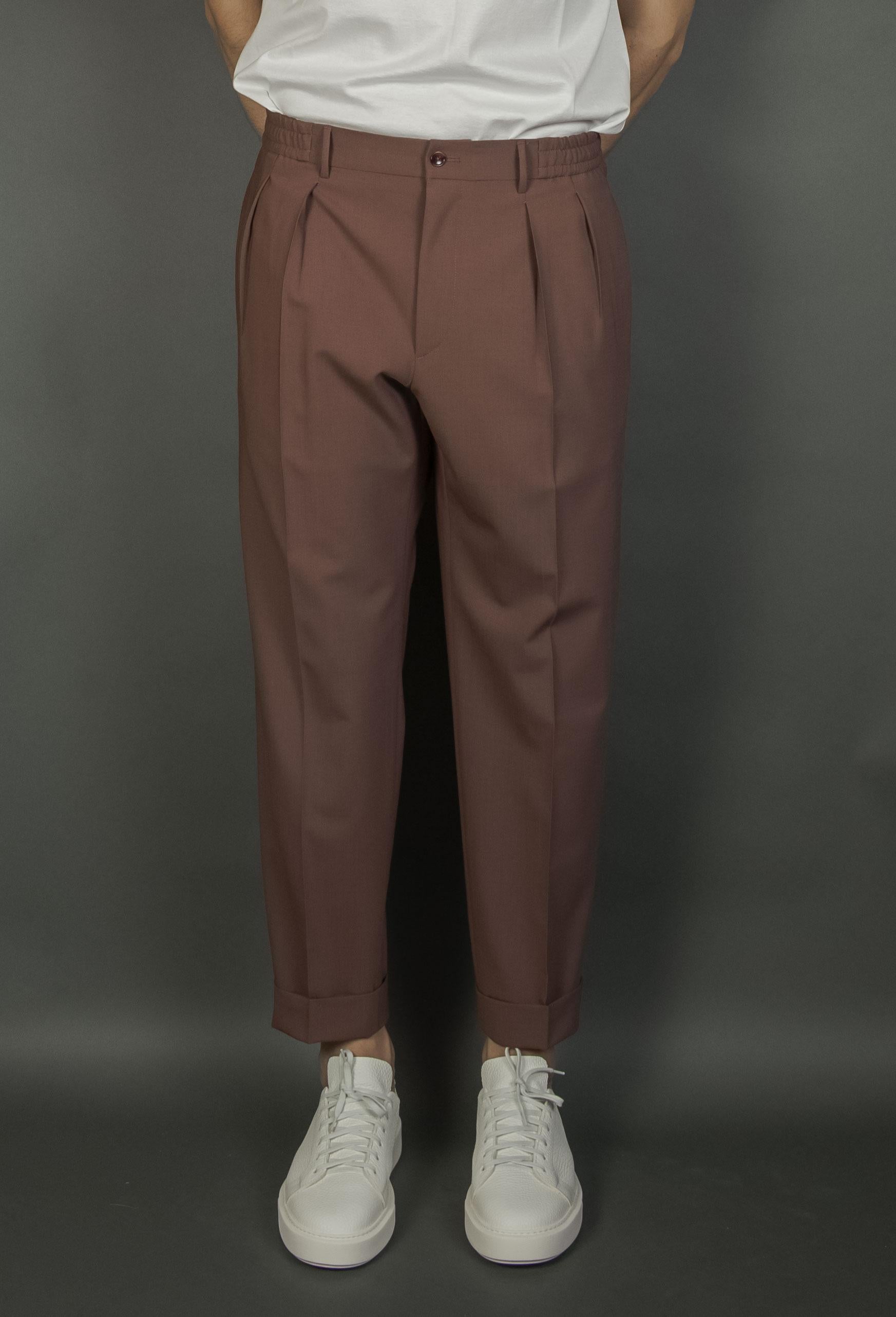 Pantalone Tagliatore uomo P Gord rosa P GORD24 TGT190043 25E186 E1272 ROSA TAGLIATORE 