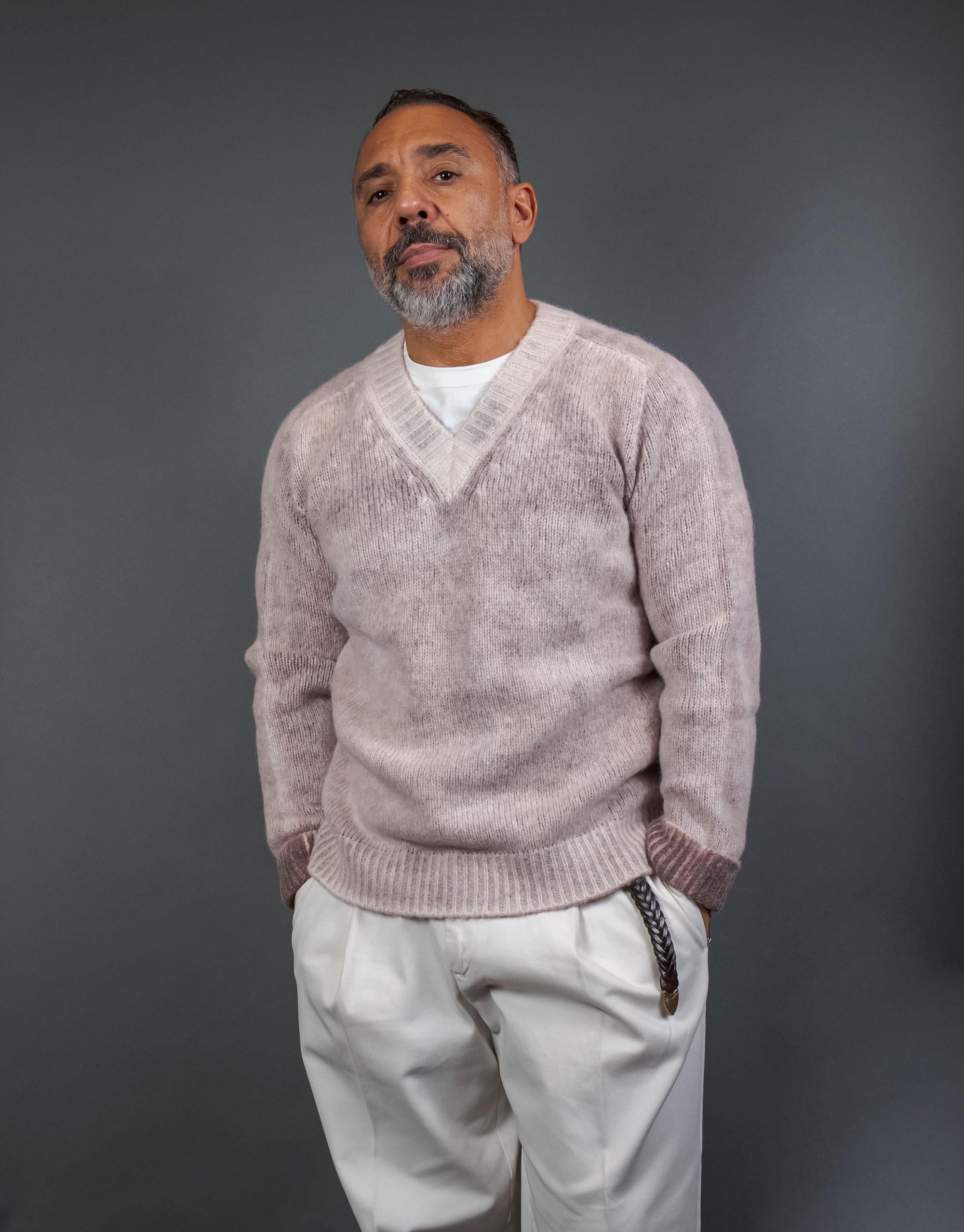 Maglione OFFICINE uomo 303 18 Rosa 303 18 268 SABLE OFFICINE 