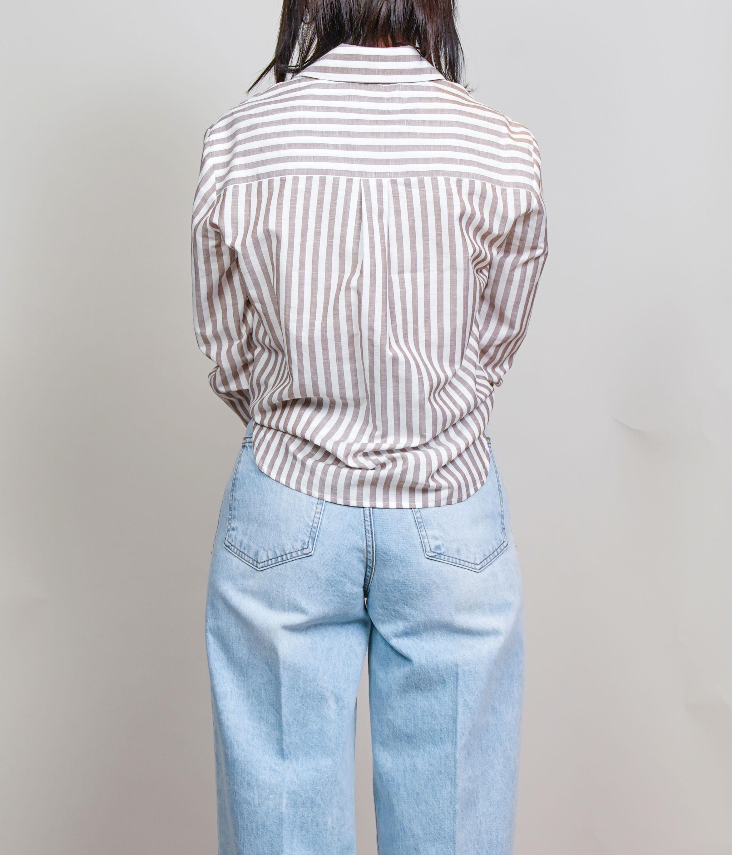 Camicia Barba donna 54032 fango 54032 008 BARBA 
