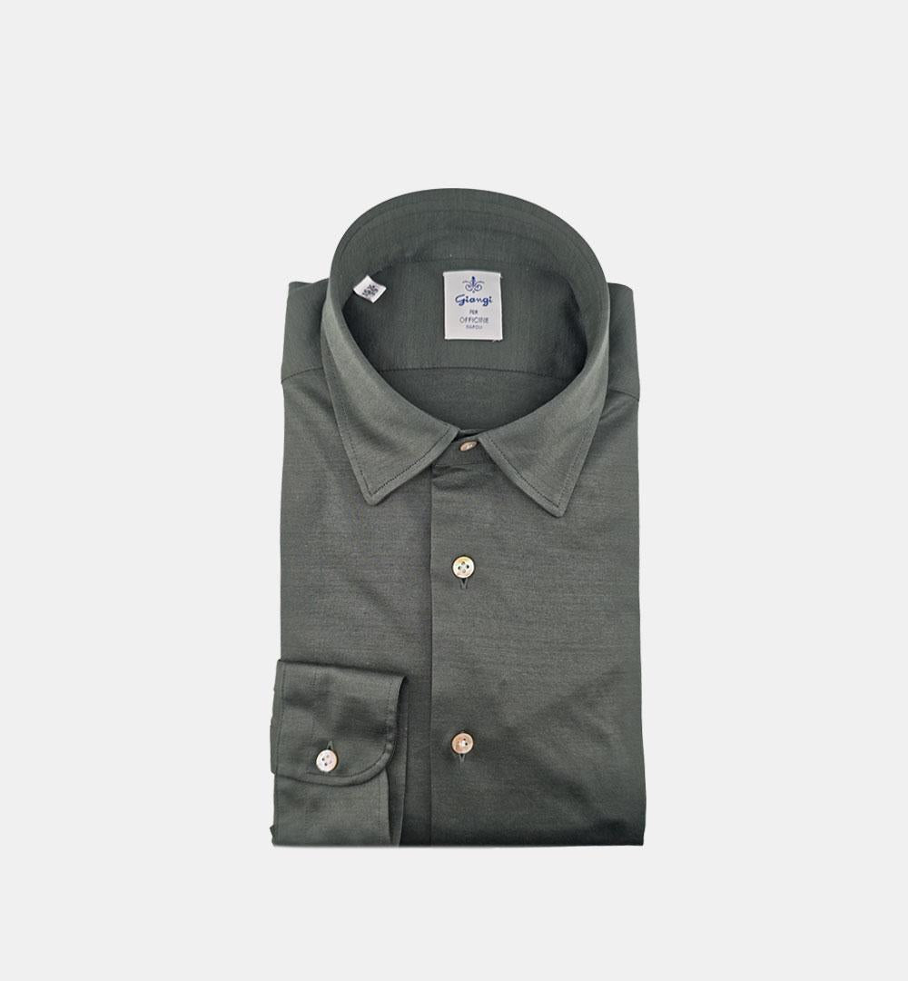 Camicia Giangi uomo 5700 verde militare 5700 2951S GIANGI 