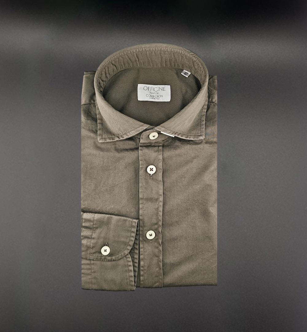 Camicia OFFICINE uomo 1379 Moro 1379 7 MORO OFFICINE 