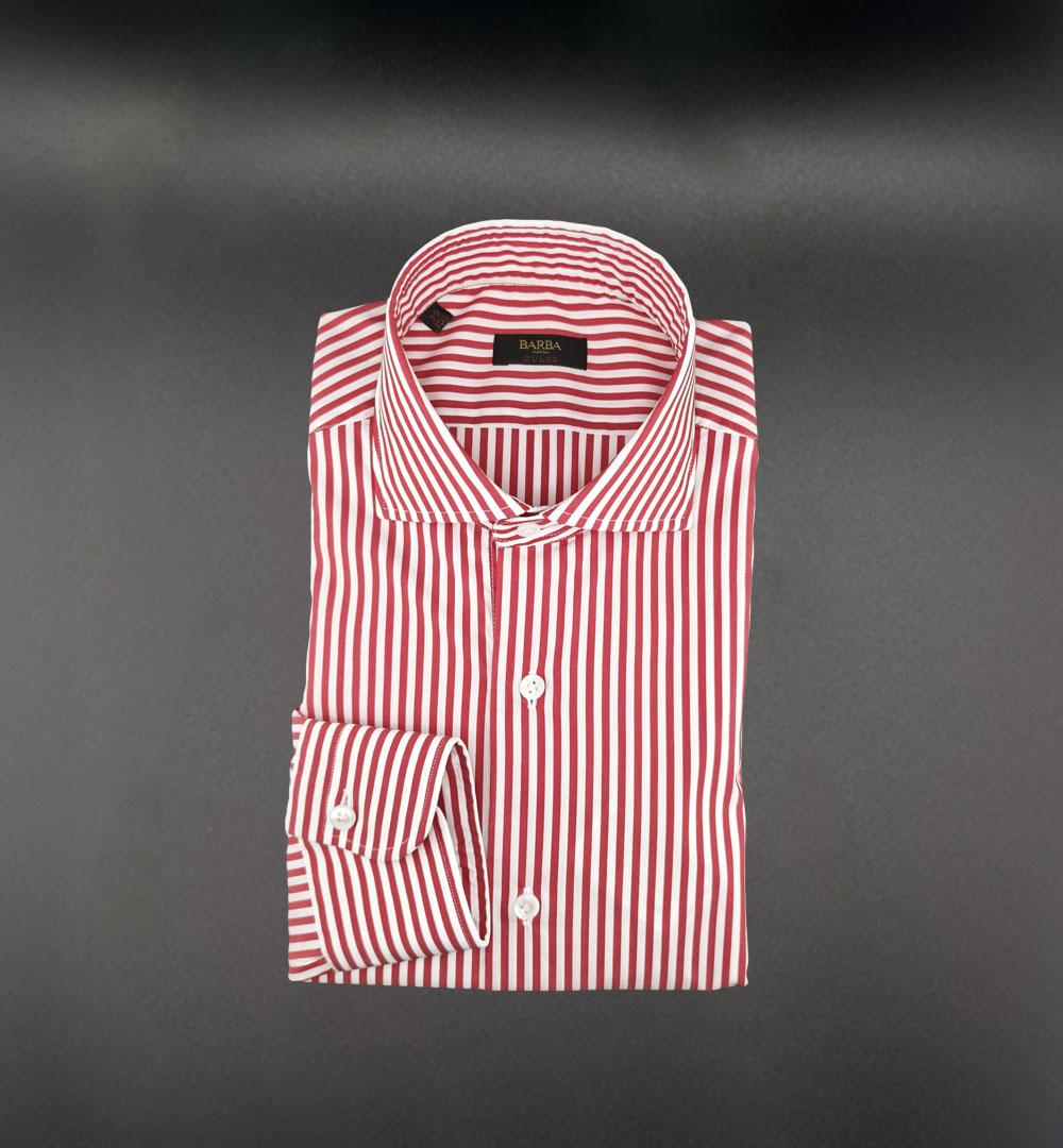 Camicia Barba uomo K1U13P0150112  Rossa K1U13P0150112 05 RIGA BORDO BARBA 