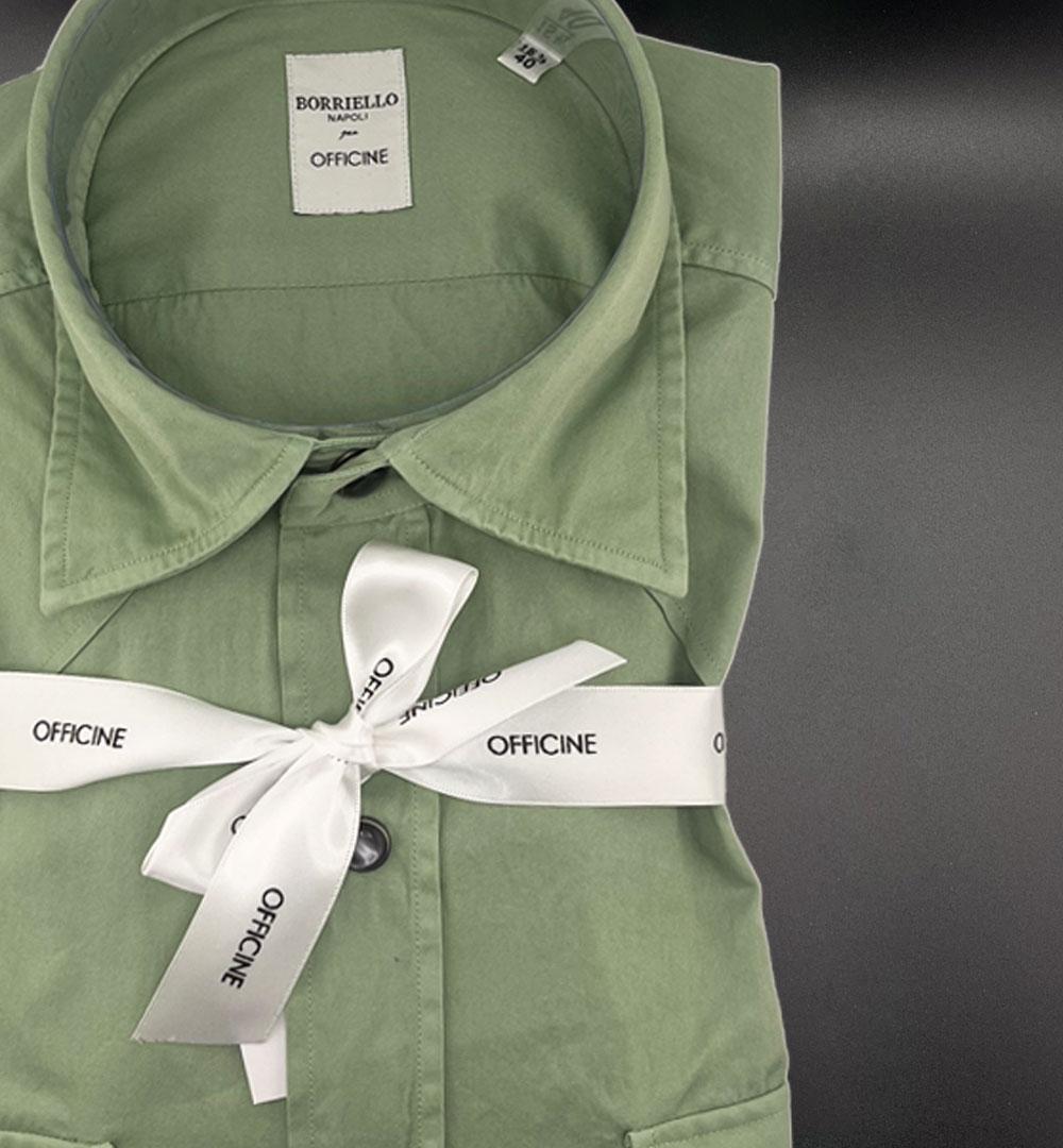 Camicia Borriello x Officine uomo 20028 mela 20028 17 MELA BORRIELLO 