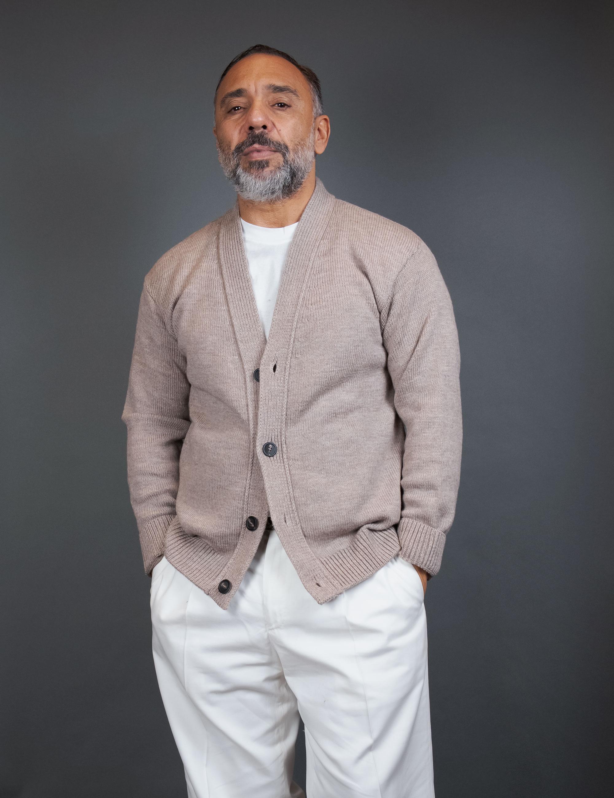 Cardigan ALTEA uomo 2561157 Mastice 2561157 32 MASTICE ALTEA 