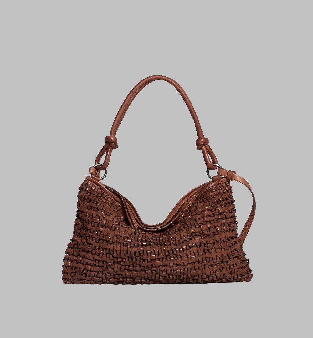 Borsa Riccio Reptile's house donna H818N4018 Terra<BR/> H818N4018 RICCIO TERRA REPTILE'S HOUSE 