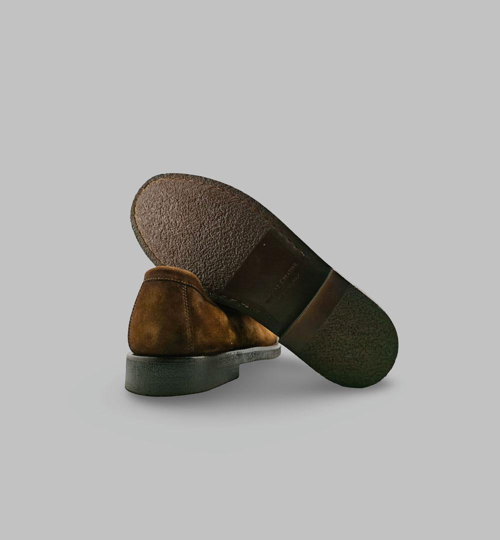 Mocassini OFFICINE CREATIVE uomo BALFRON Tabacco BALFRON CREP CASTAGNA OFFICINE CREATIVE 