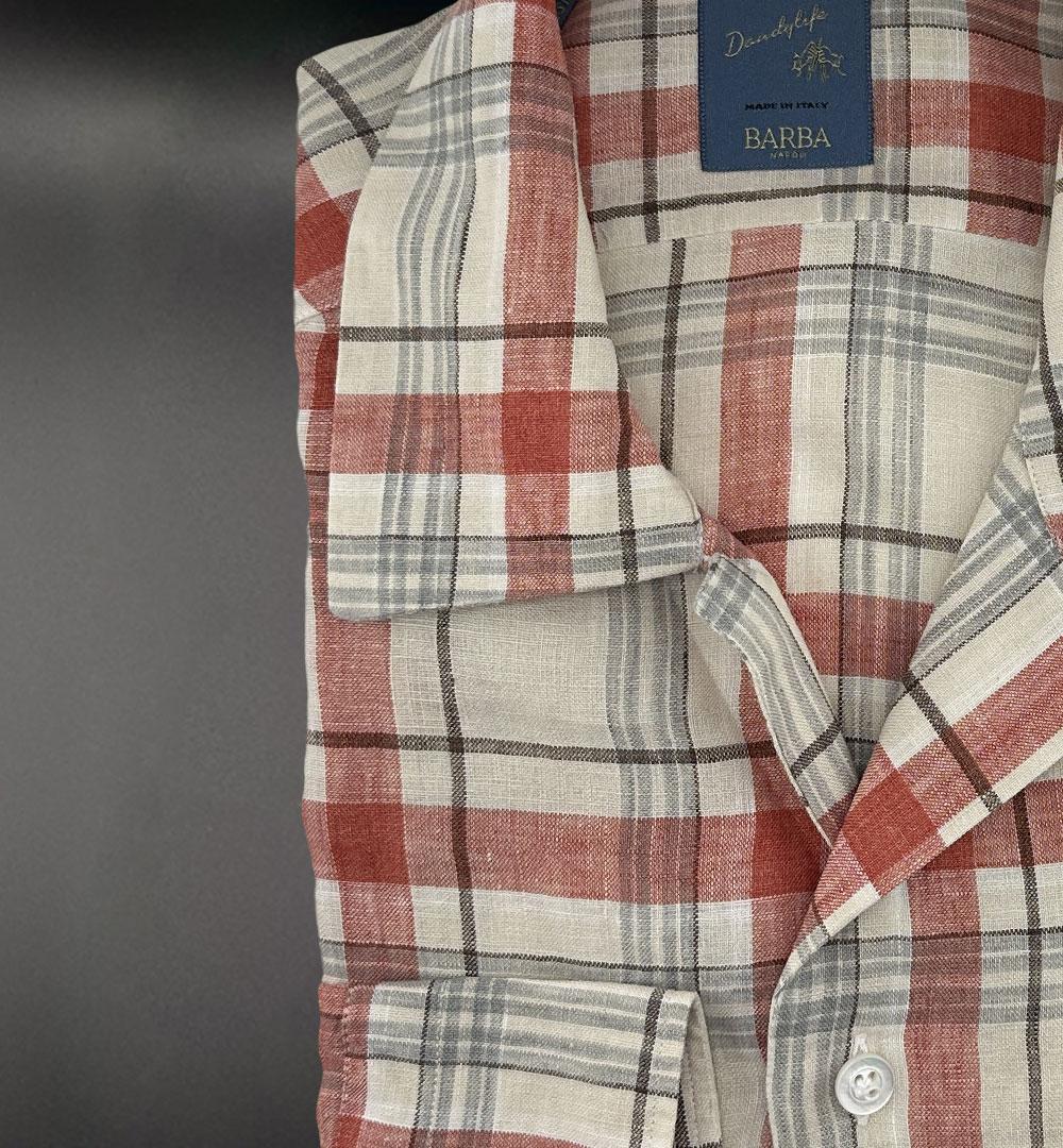 Camicia Barba uomo PBU92P0247070 beige PBU92P0247070 0001 FANTASIA MORO BARBA 