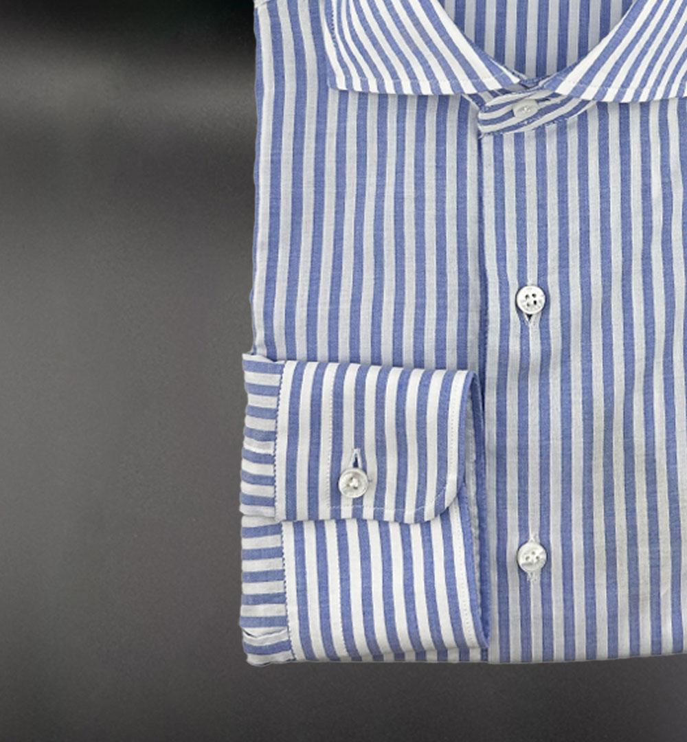 Camicia Barba uomo K1U13P0147101 blu K1U13P0147101 0002 RIGA BLU BARBA 